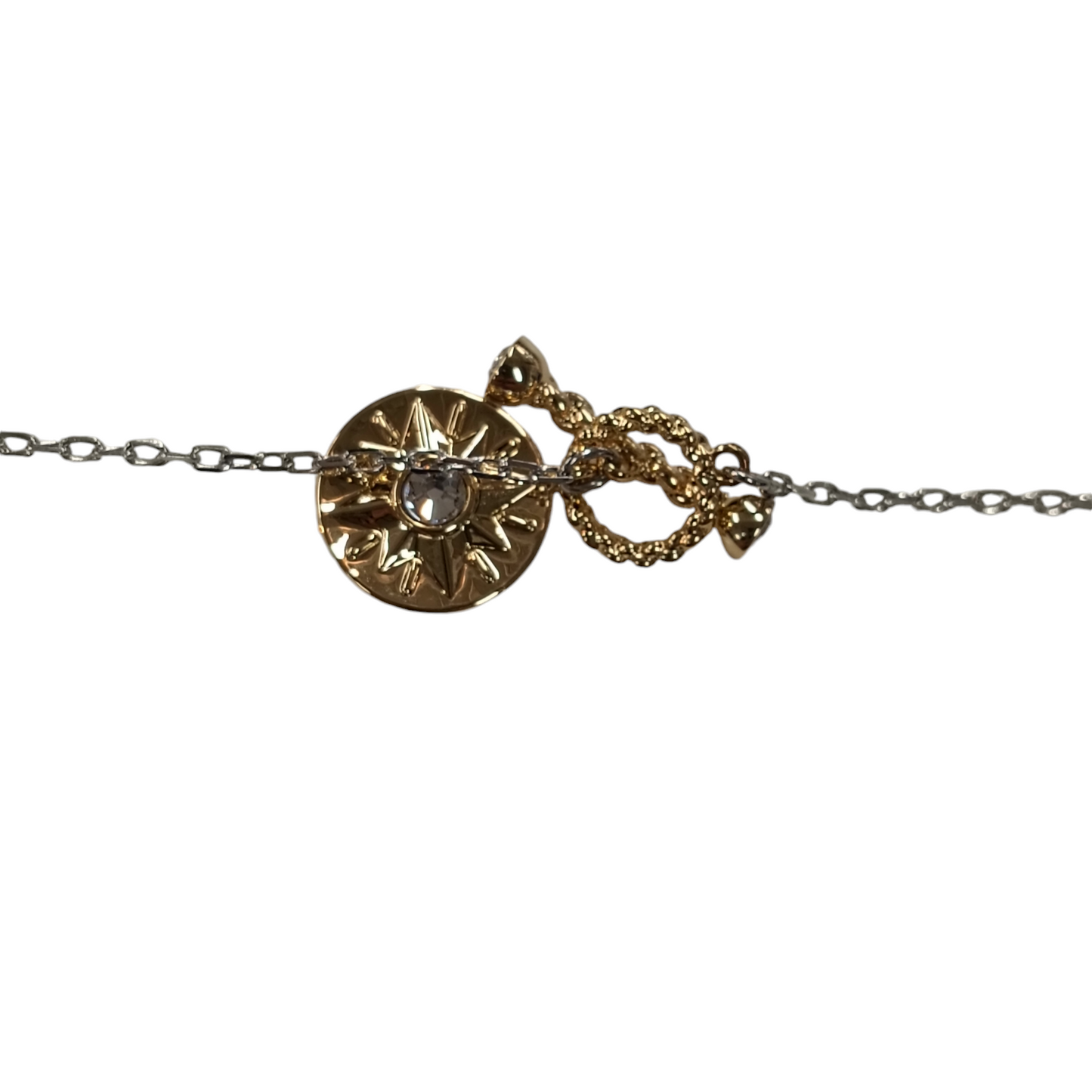 SWAROVSKI NECKLACE SILVER/GOLD