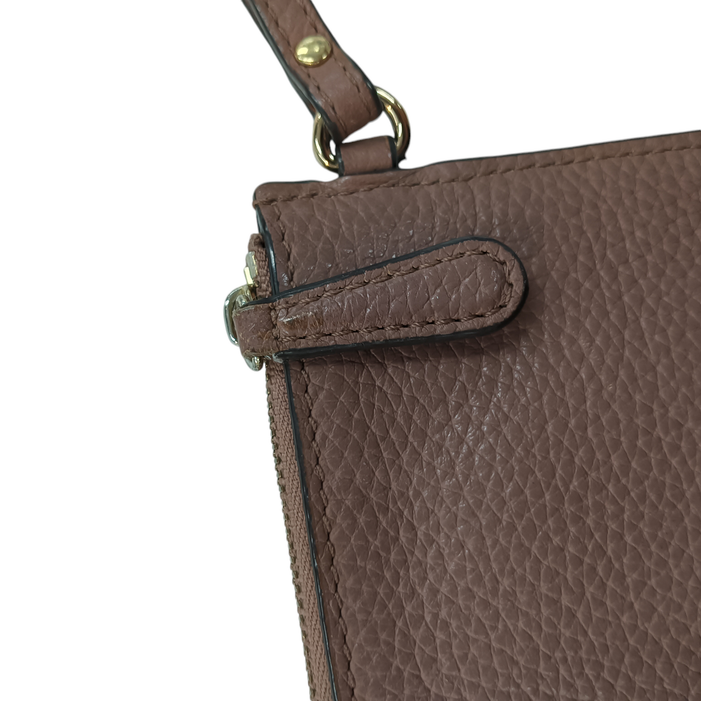 MICHAEL KORS CLUTCH BAG BROWN