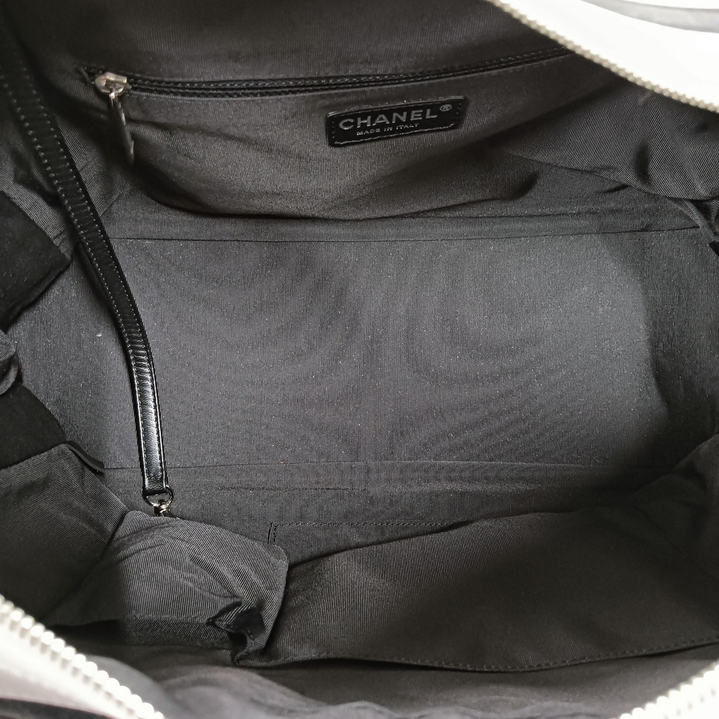 CHANEL Boston Bag 13139267 Black/White