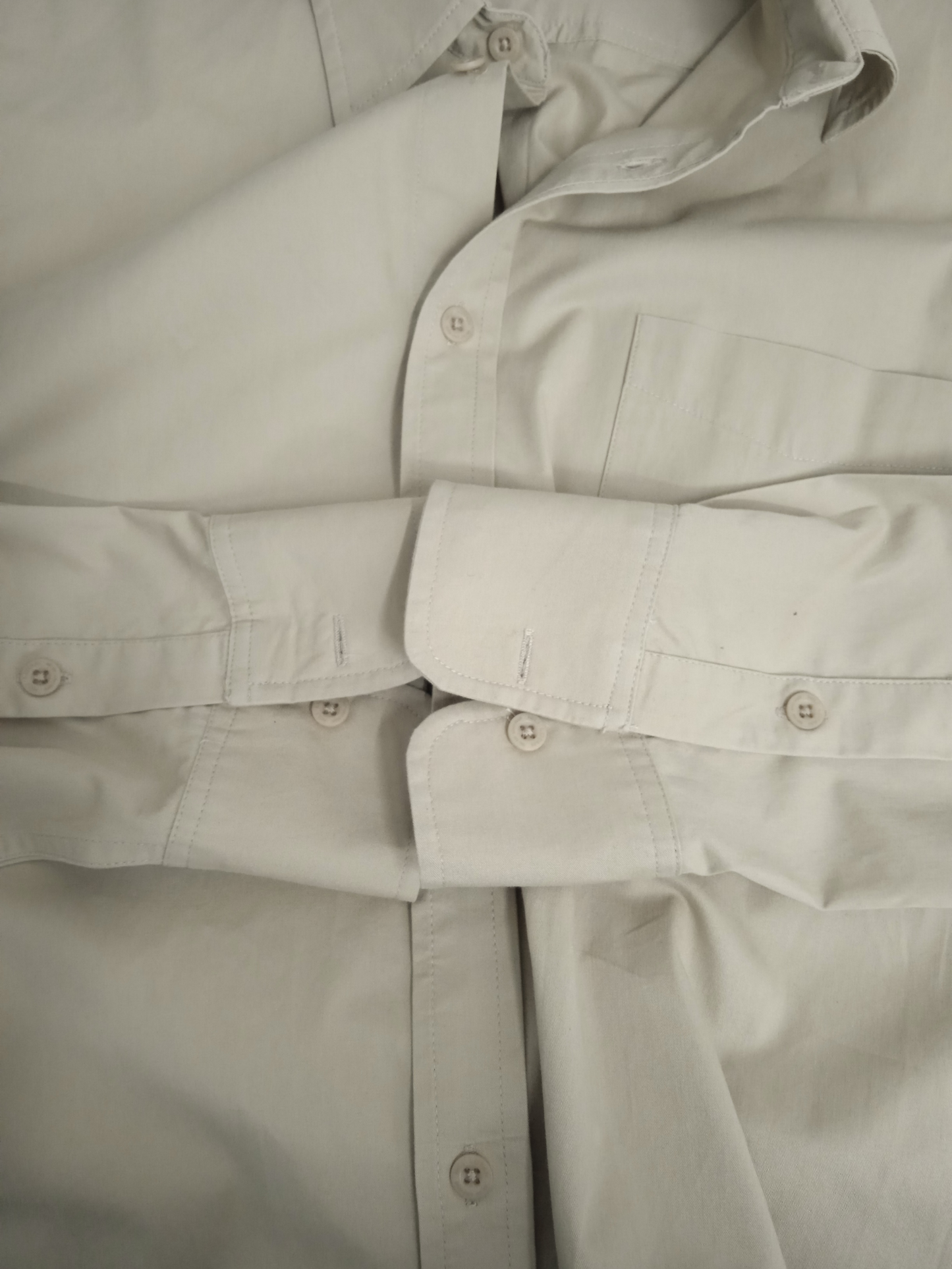 NILI LOTAN SHIRT SIZE S BEIGE 100091