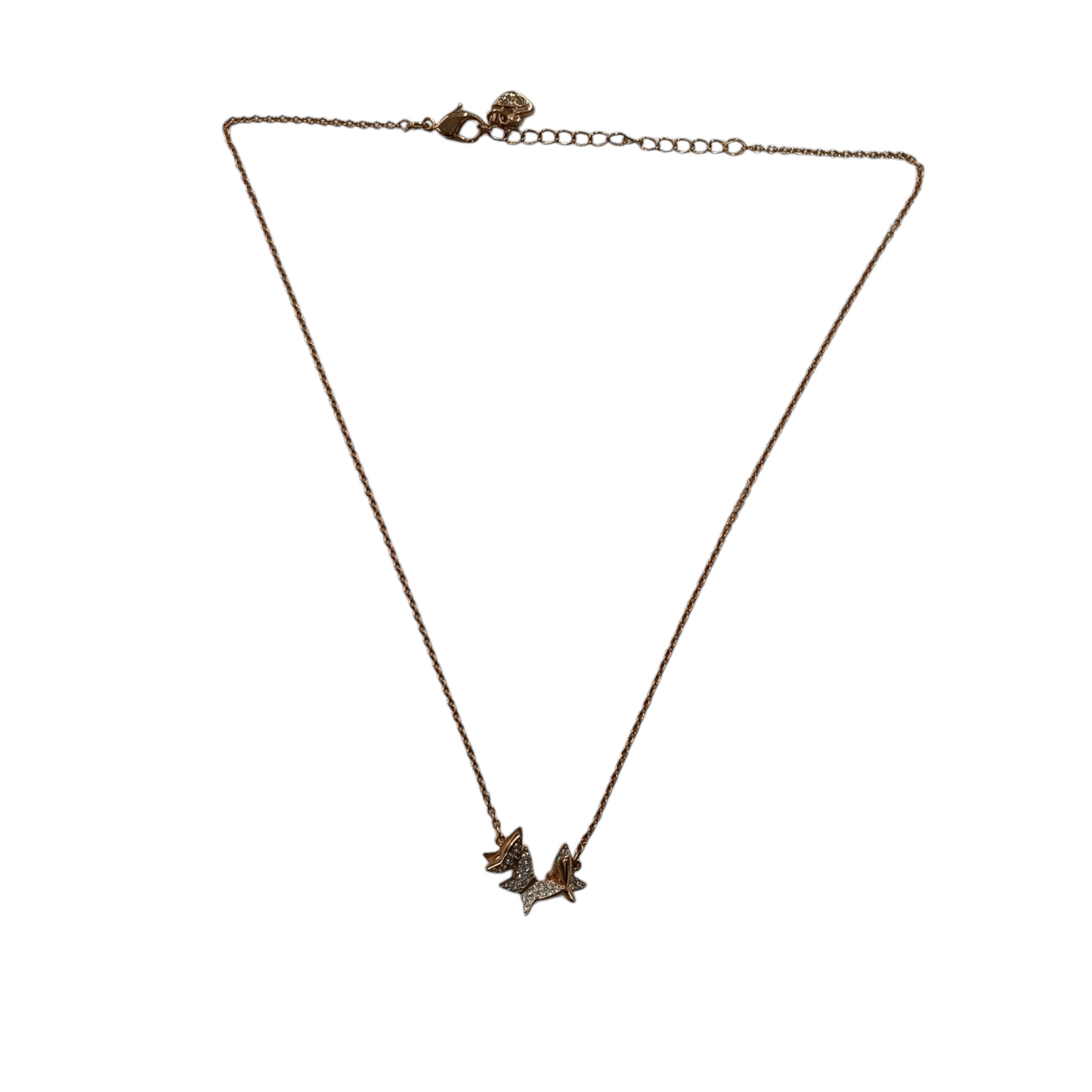 SWAROVSKI Necklace Butterfly Rose Gold