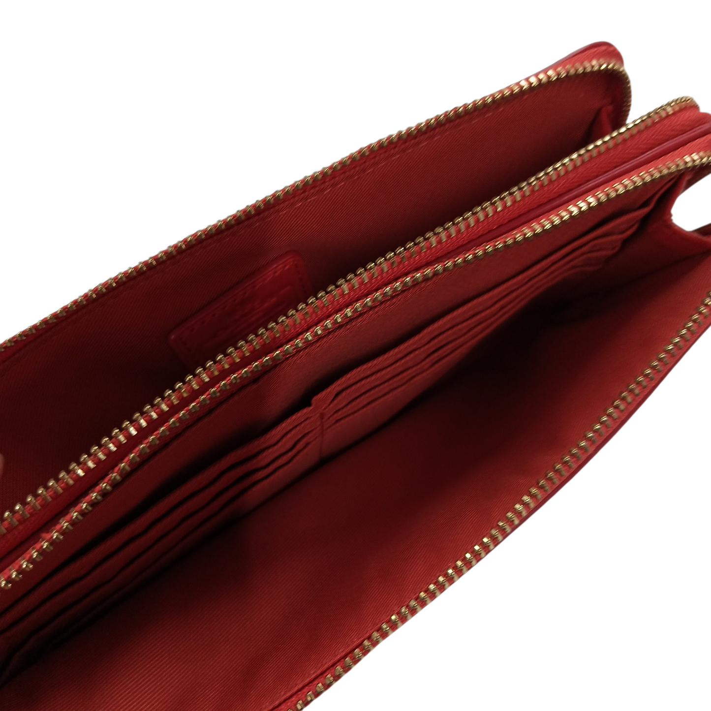 COACH Long Wallet Orange 53089