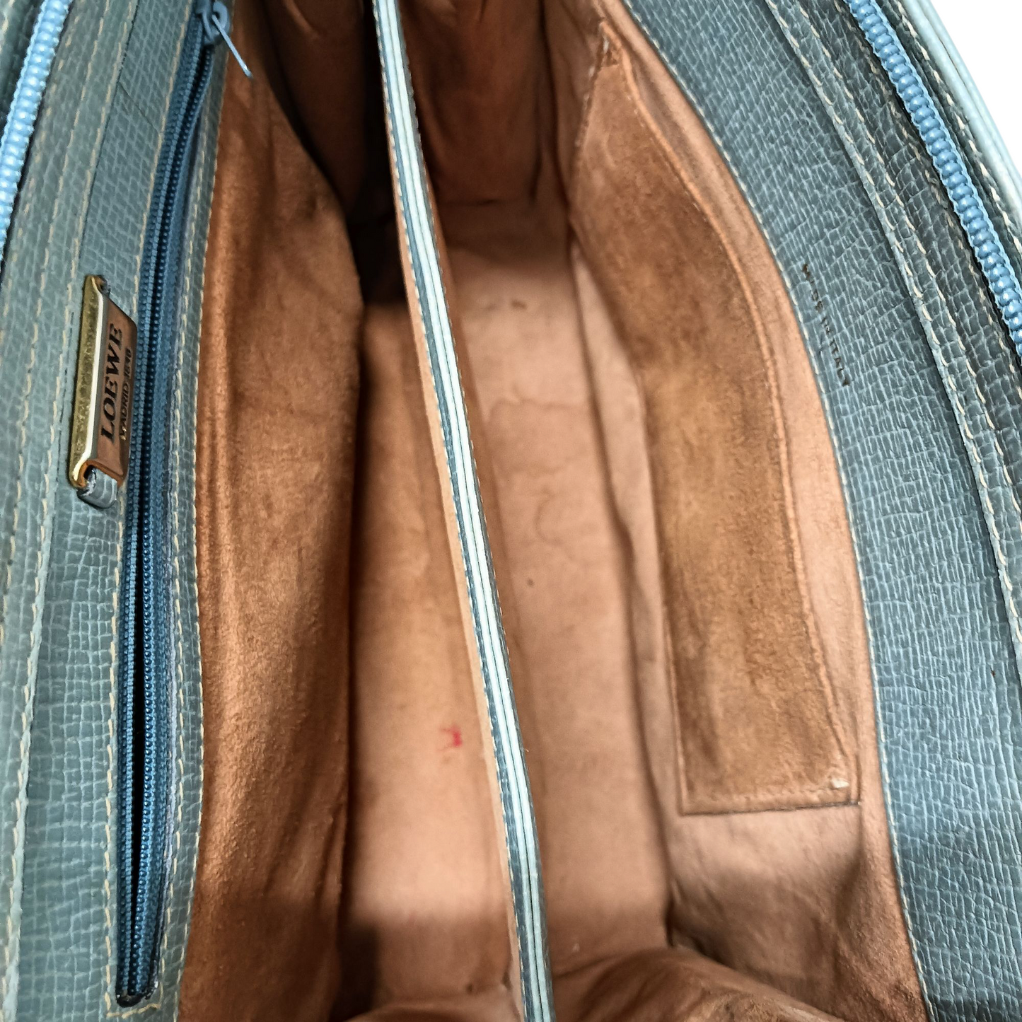 LOEWE Handbag Rank (BC) Sky Blue *Inside Stain