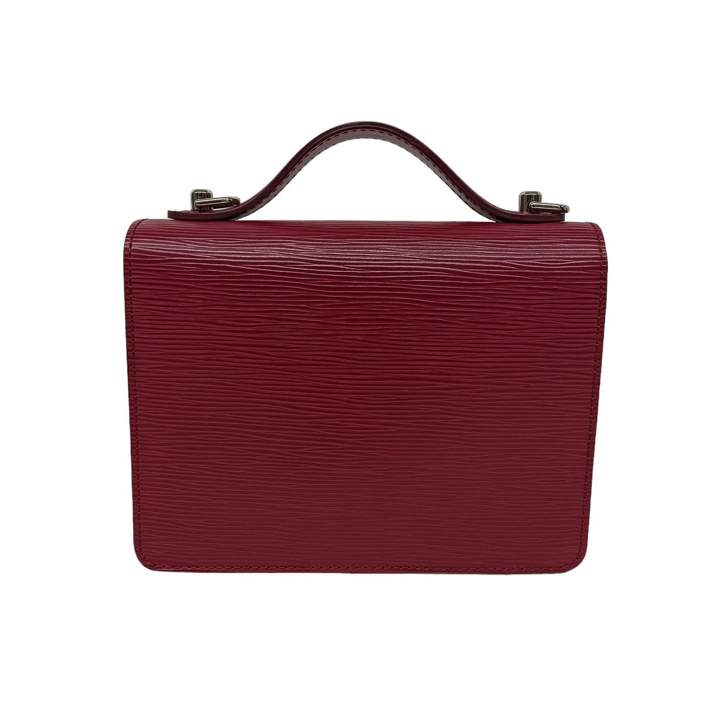LOUIS VUITTON 2WAY Bag Epi Purple SR5112 Monceau BB