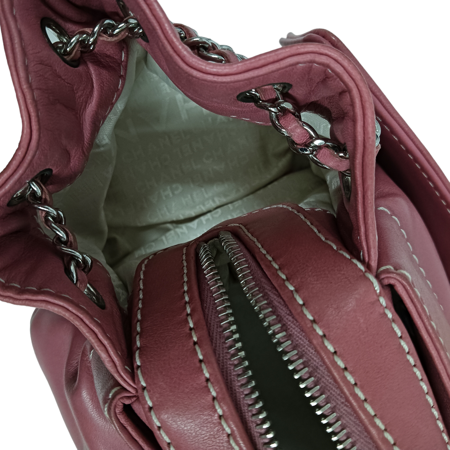 CHANEL Shoulder Bag Pink 8935099 LAX Accordion