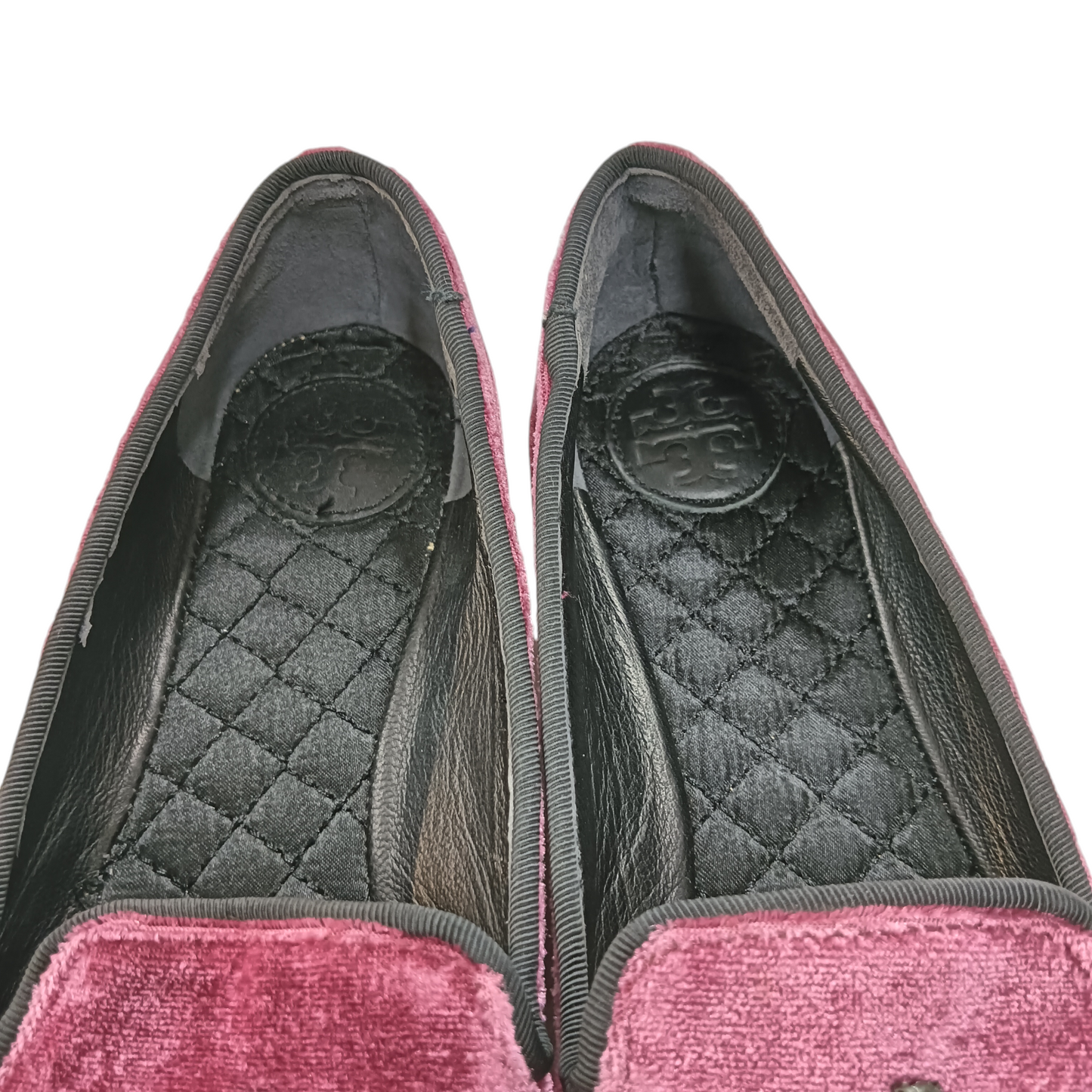 TORY BURCH FLAT SHOES LADY'S SIZE 39 PURPLE