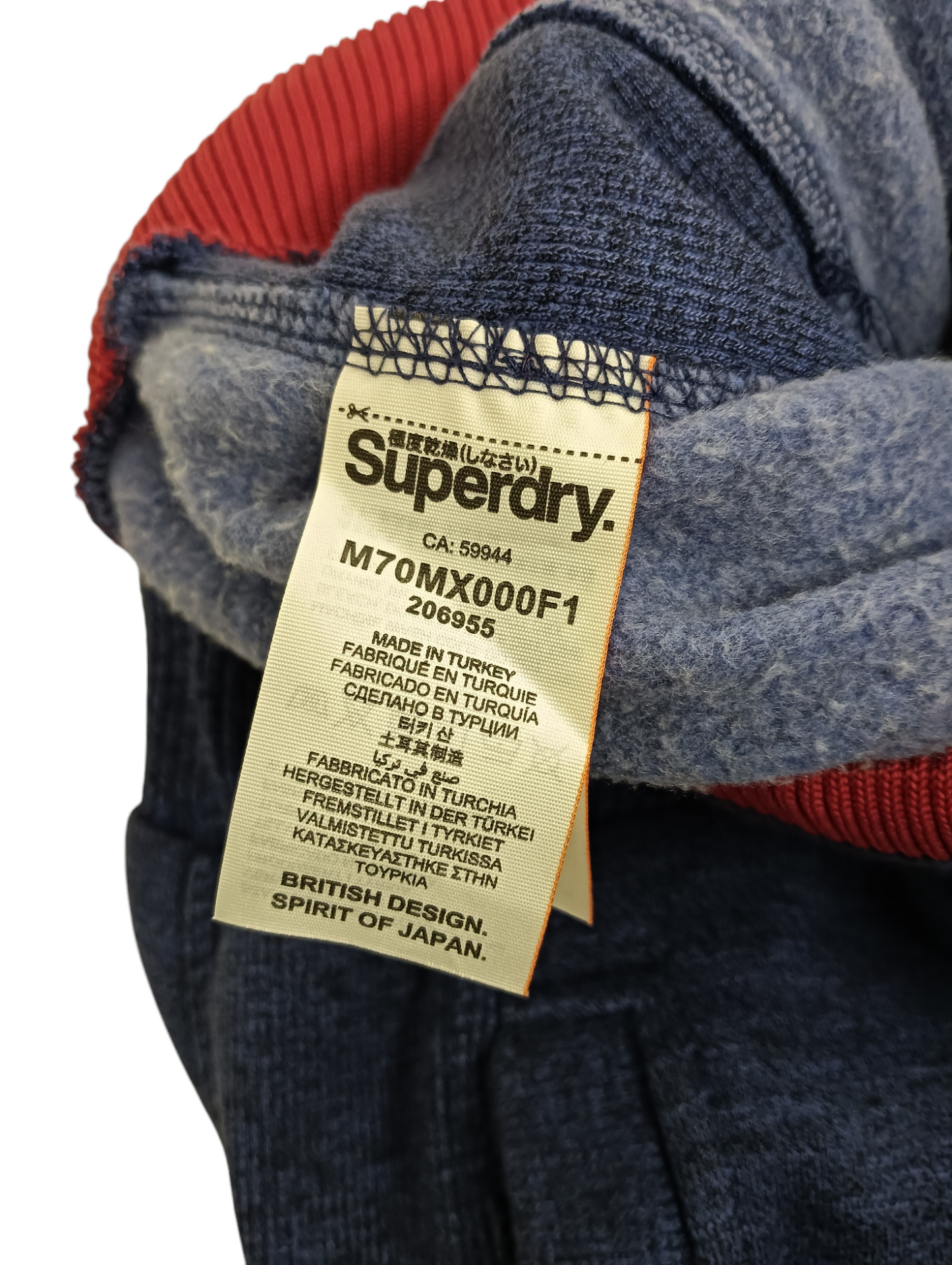 SUPERDRY Pants XL Mens Blue Rank (B) M70MX000F1