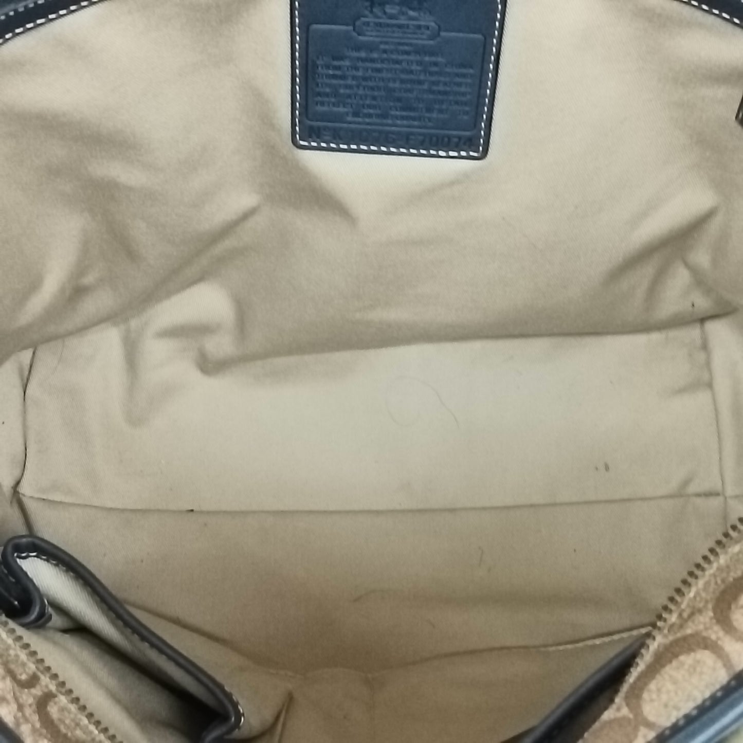 COACH Tote Bag F70074 Rank(B) Brown Stain