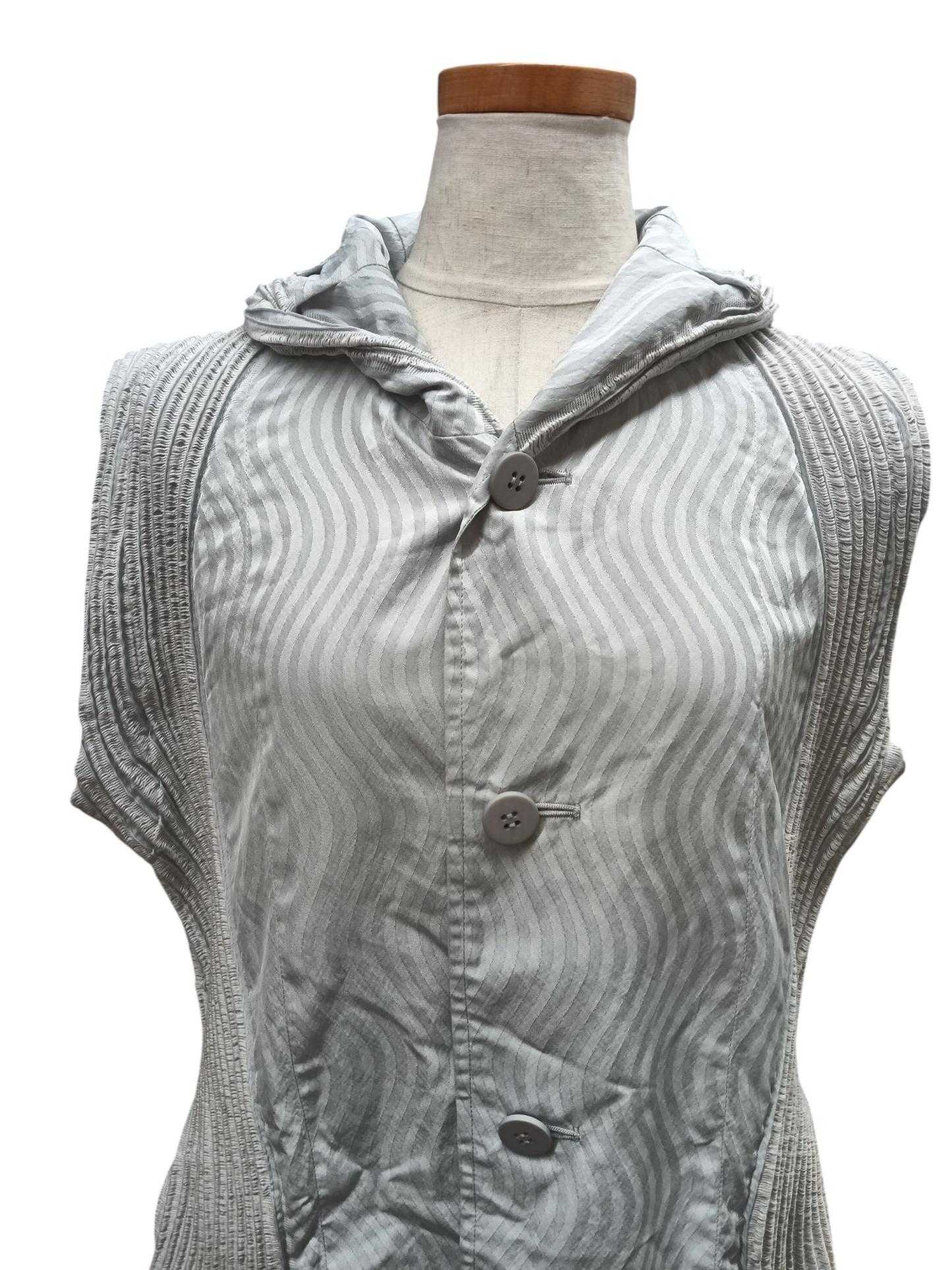 ISSEY MIYAKE ONE PIECE Lady 's Gray Rank (B)IM96-FE011