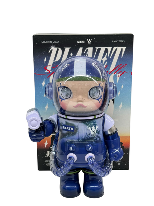Arttoys  POP MART Mega Space Molly 400% Earth SECRET