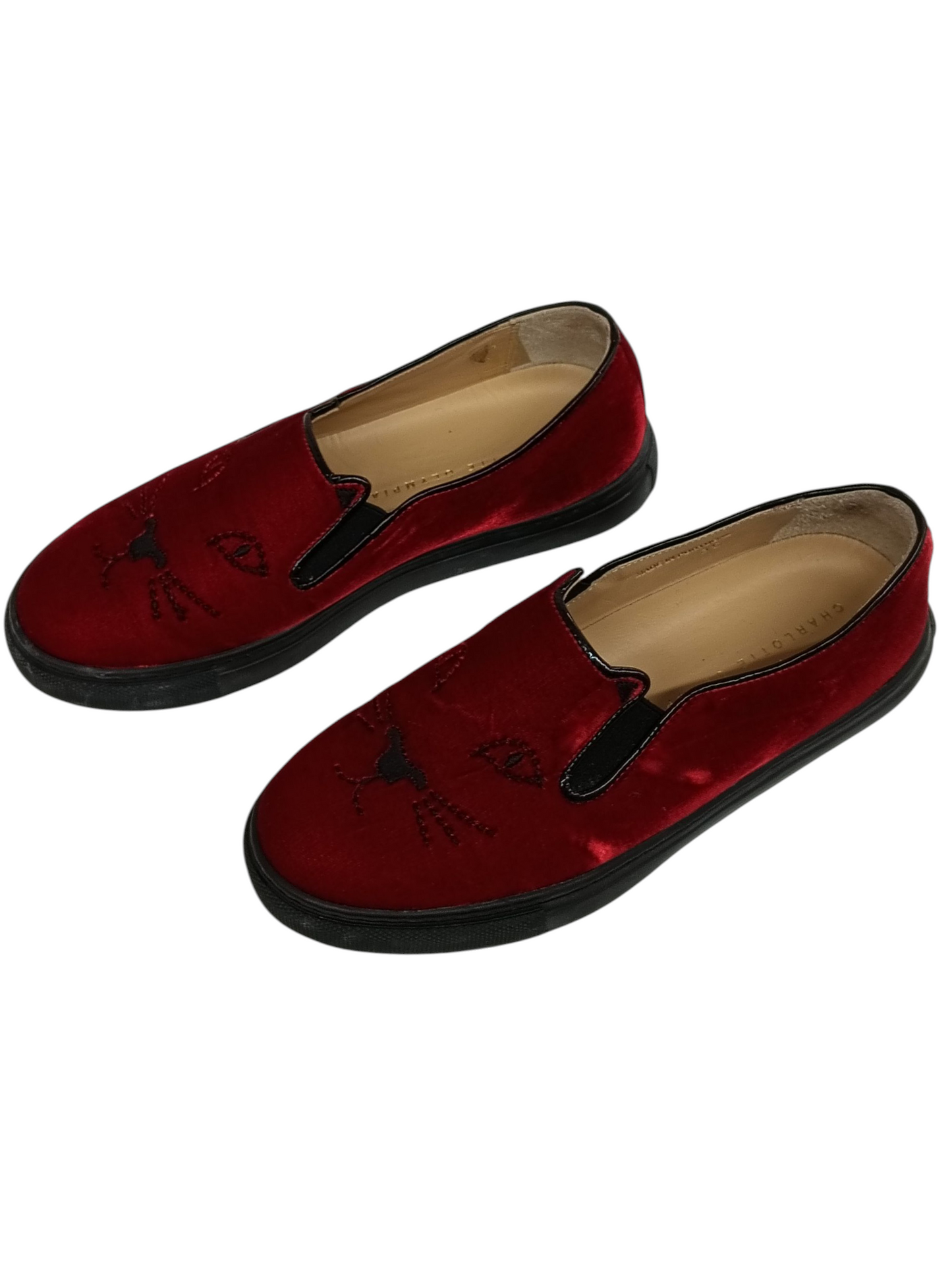 CHARLOTTE OLYMPIA Slip-on size 35 Lady's Red
