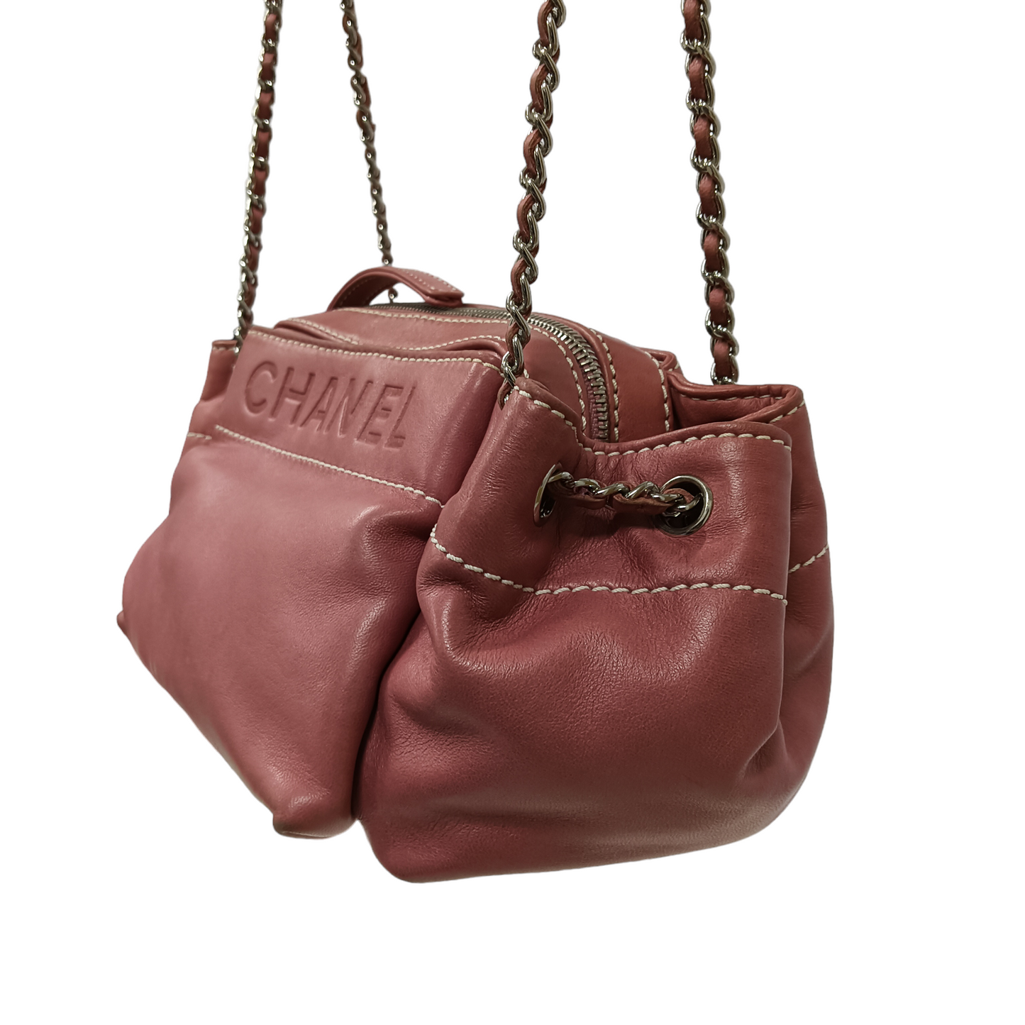 CHANEL Shoulder Bag Pink 8935099 LAX Accordion