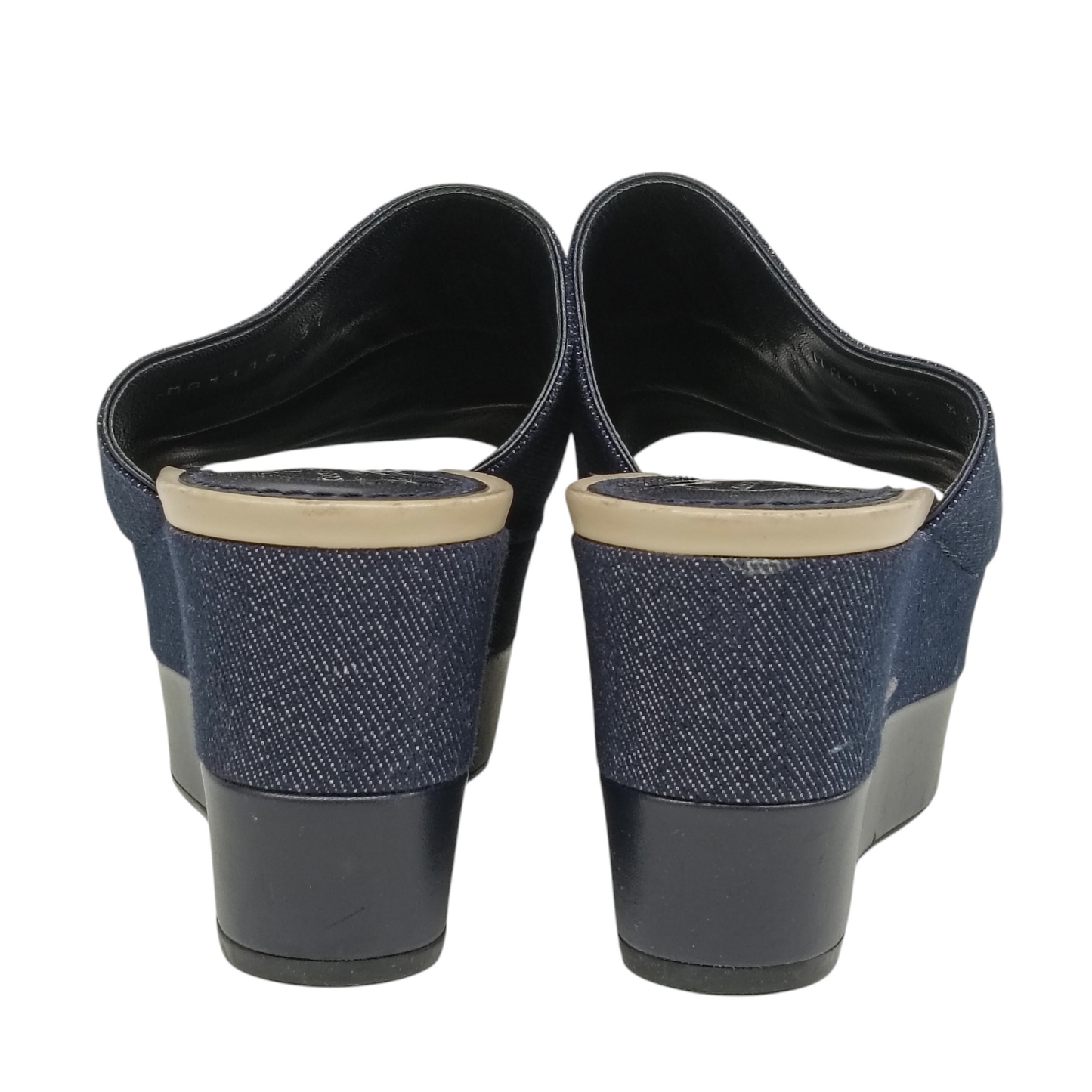 LOUIS VUITTON Sandal 37 Lady's Navy Rank(B) MA1116
