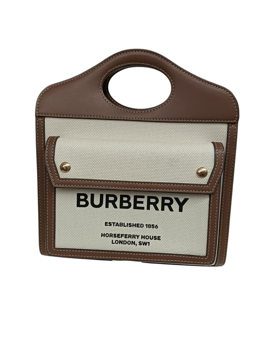 BURBERRY LONDON 2WAY BAG 80317461 Brown/Beige