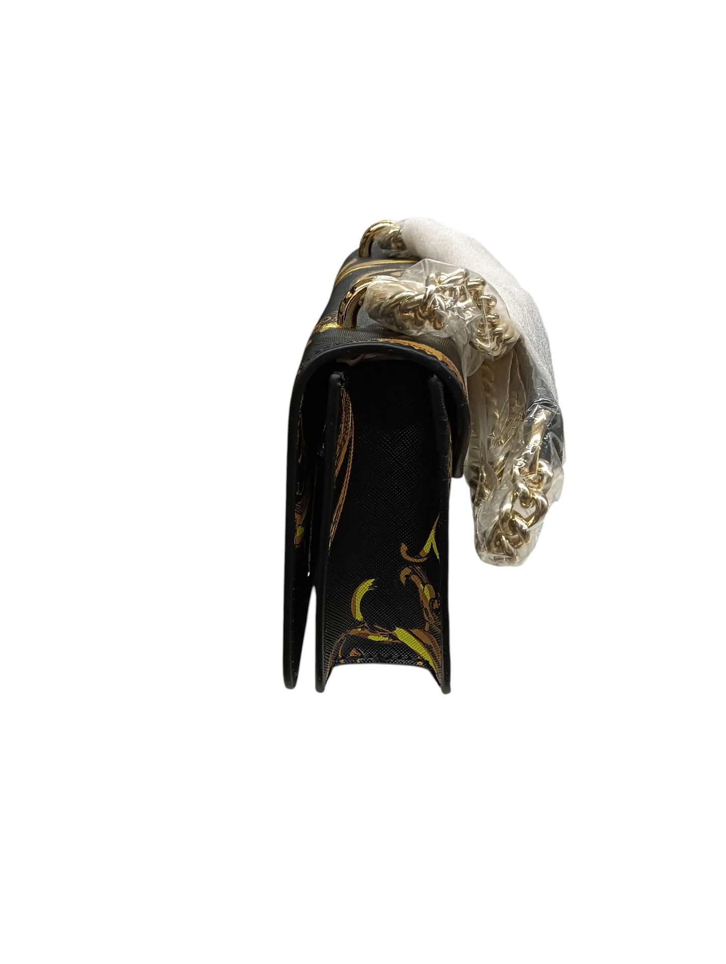 VERSACE Shoulder Bag 74VA4BL1 Black & Yellow