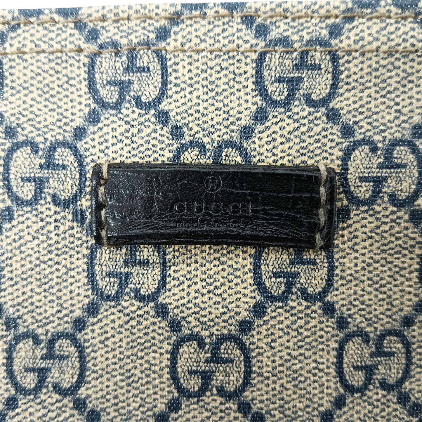 GUCCI Shoulder Bag 162904 213317 Rank (B) Beige/Navy