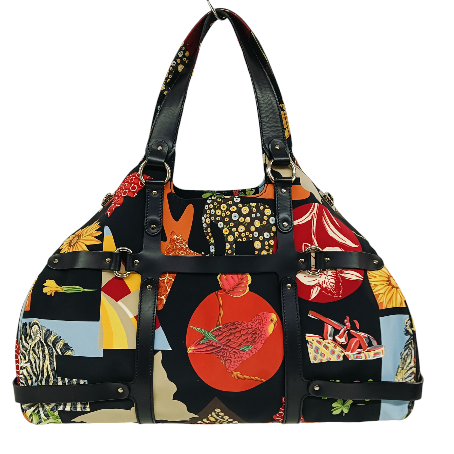 SALVATORE FERRAGAMO HandBag DJ-21 7418 Multi color Rank B