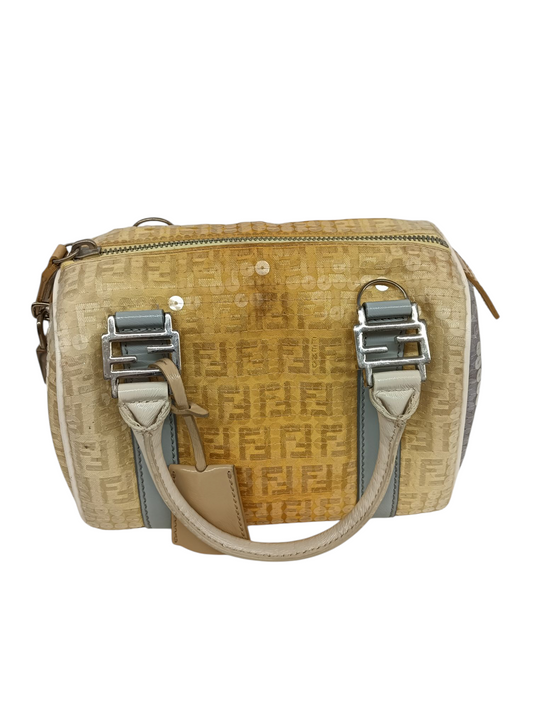 FENDI Mini Hand Bag 8BL071 Yellow/Gray