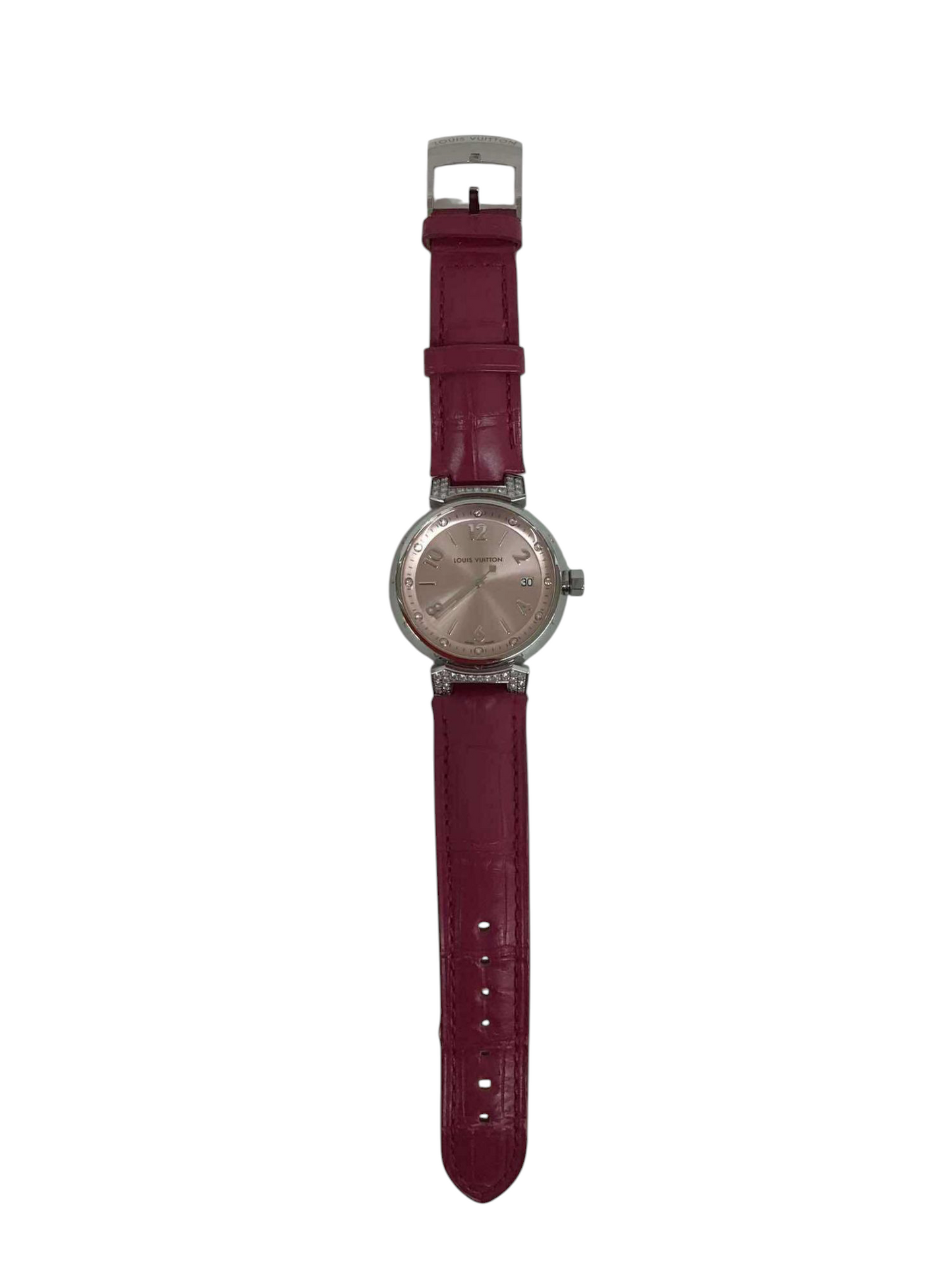 LOUIS VUITTON Wrist Watch Q13MY Leather