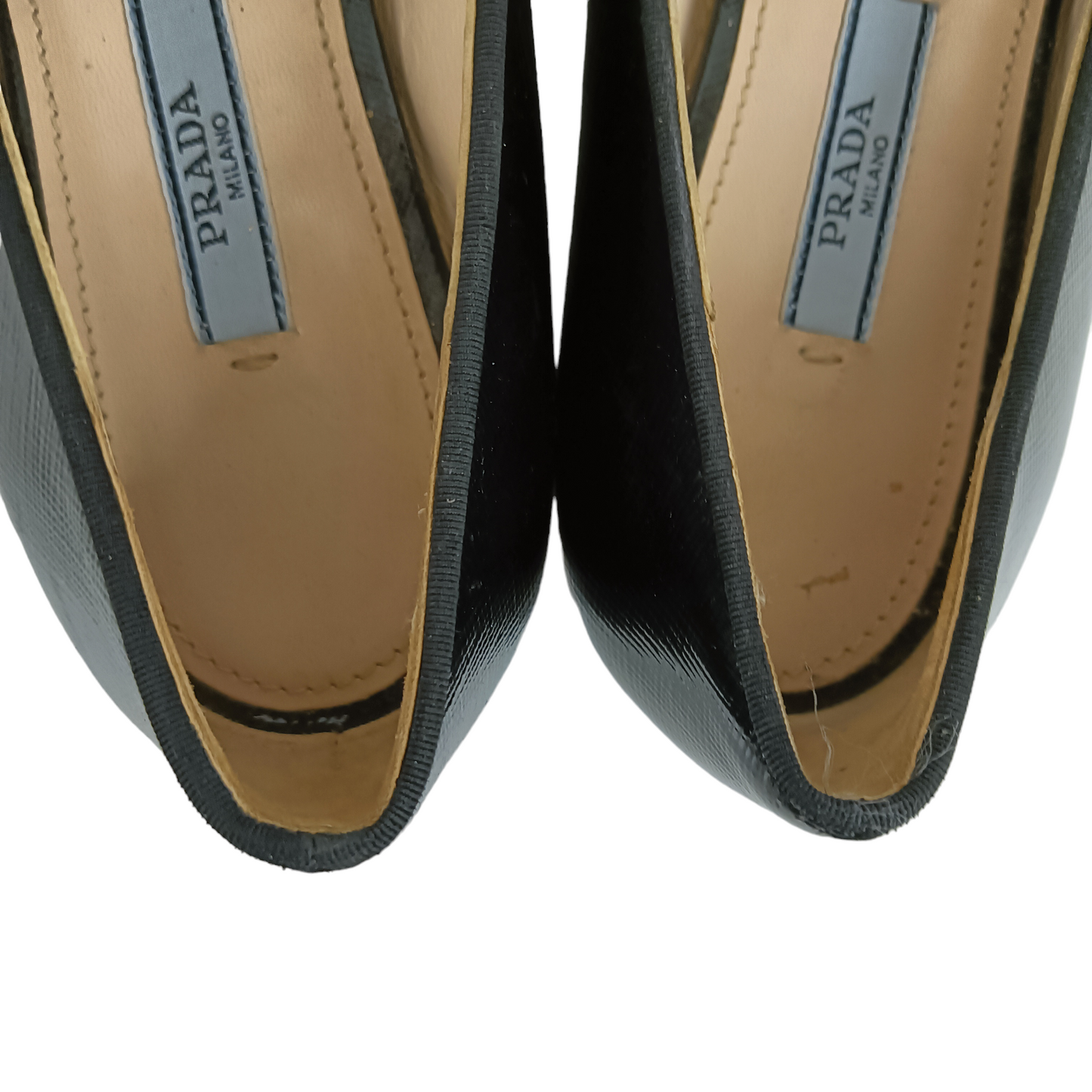 PRADA Pumps 35 1/2 Lady's Yello/Black