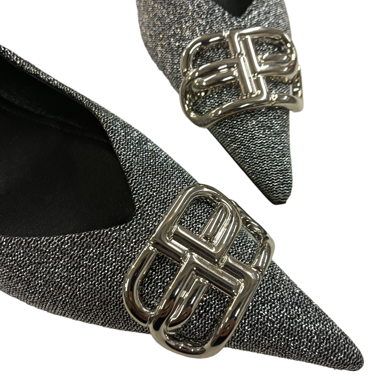 BALENCIAGA Pump 36 Lady's Silver 596779