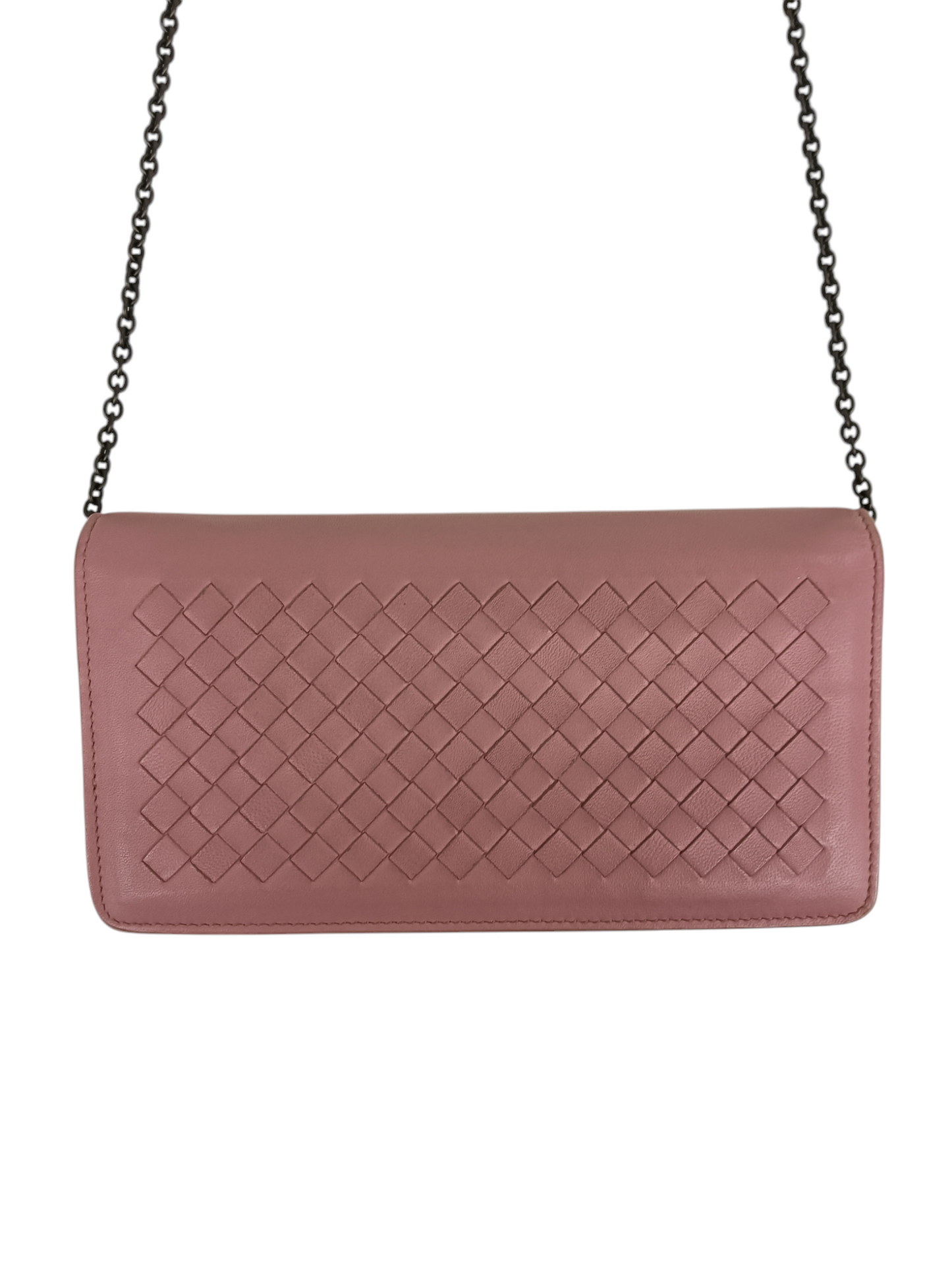 BOTTEGA VENETA Shoulder wallet Pink S015010A Rank B