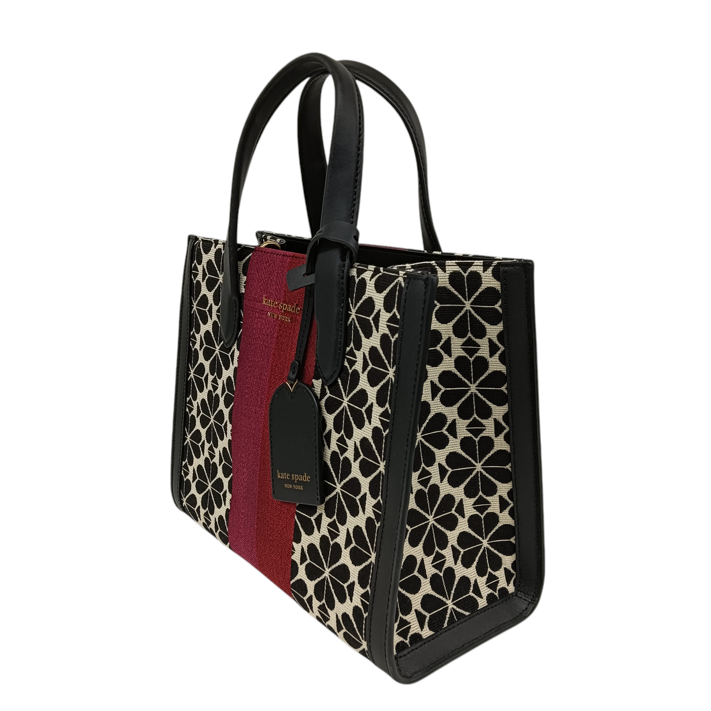 KATE SPADE 2WAY Bag K6840 Rank A Black/Pink/Red
