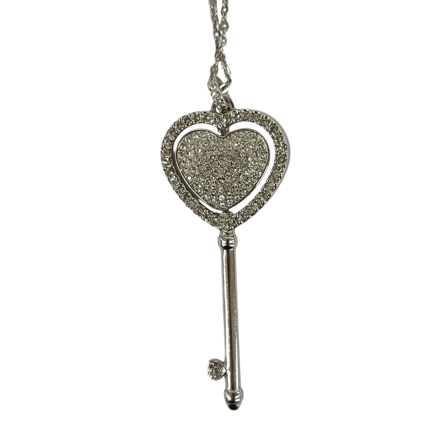 SWAROVSKI Necklace Rank(B) Silver Engaged Heart