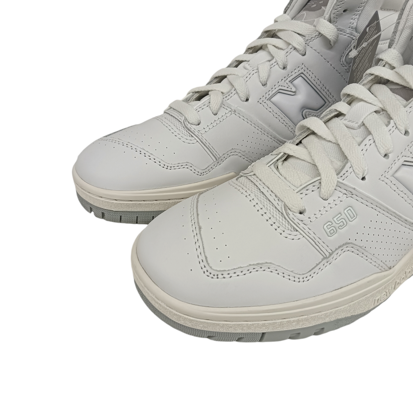 NEW BALANCE 42.5 BB650RWW Mens White/Gray Unused Item 650