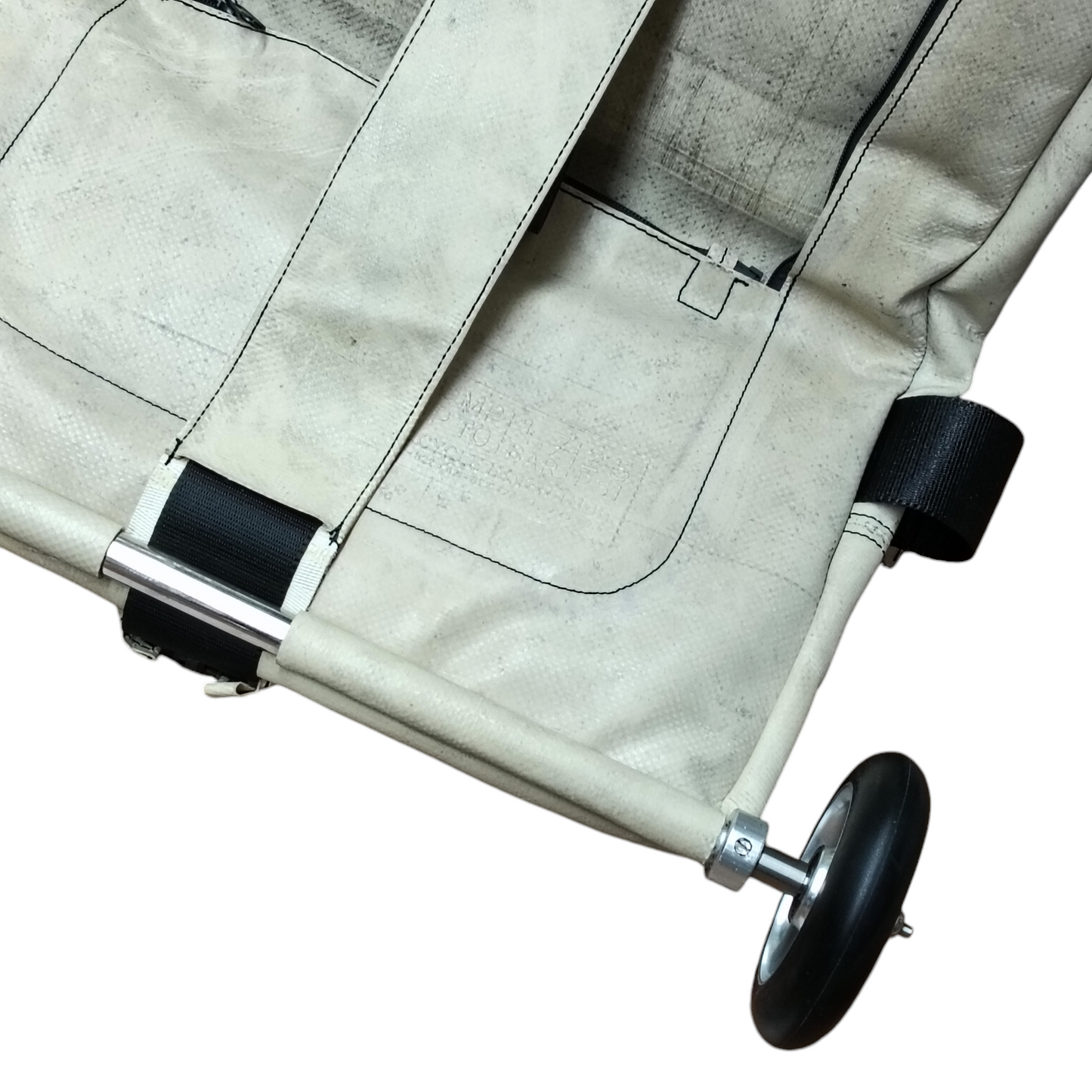 FREITAG Carry Bag F733 ZIPPELIN Rank C Beige/Green Sticky