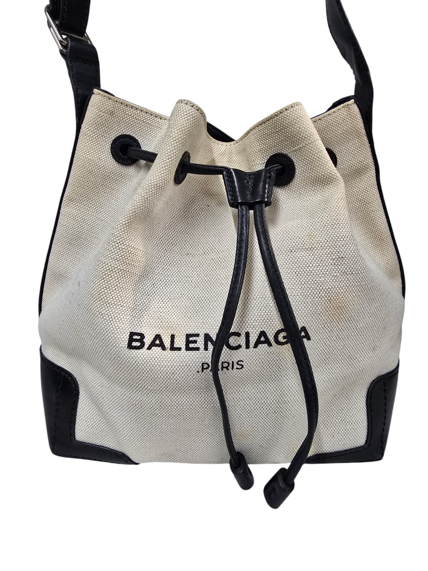 BALENCIAGA Shoulder Bag 40900 1080 538735 Rank (D) Black/White *Stain