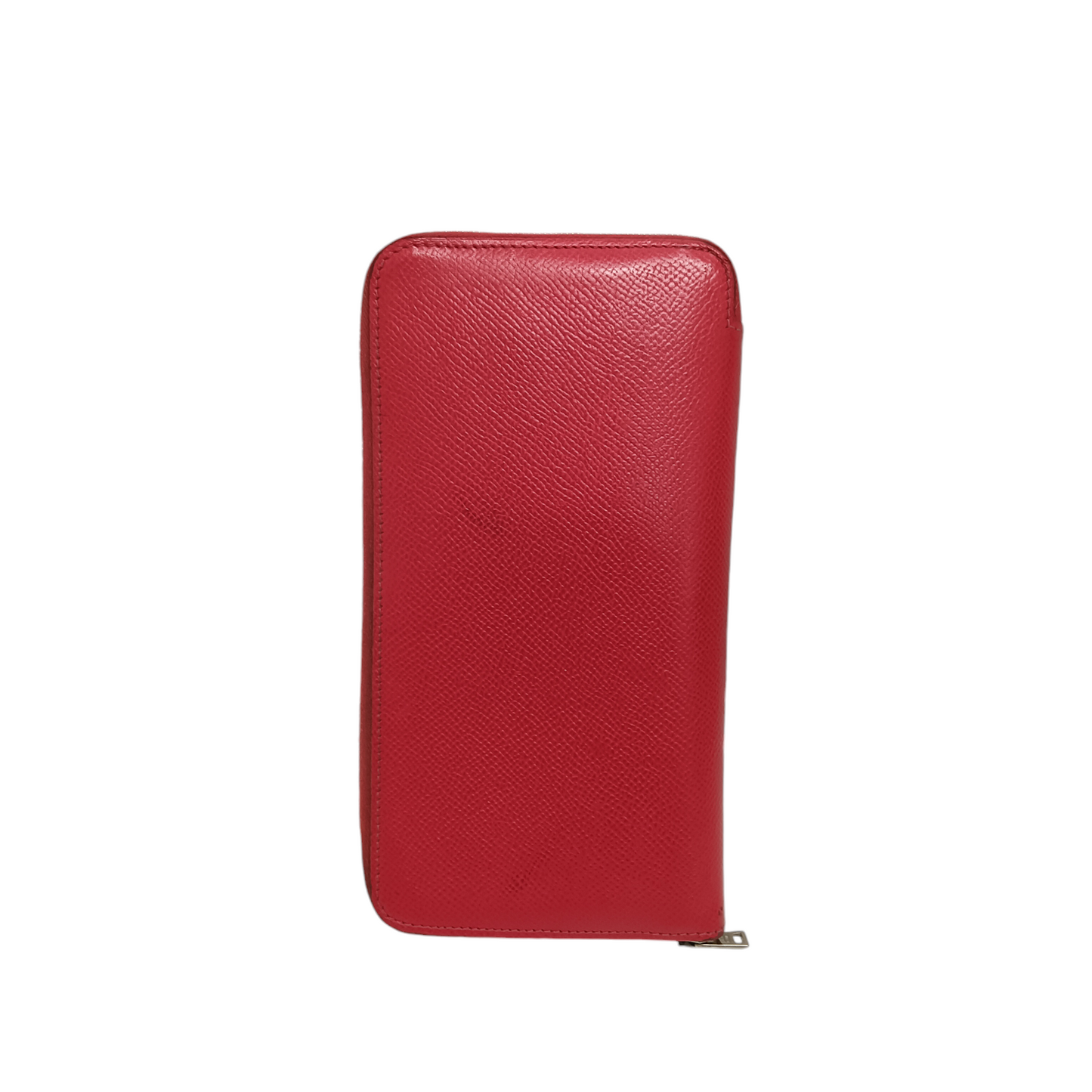 HERMES Long Wallet Red Azap Long silk VoEpson