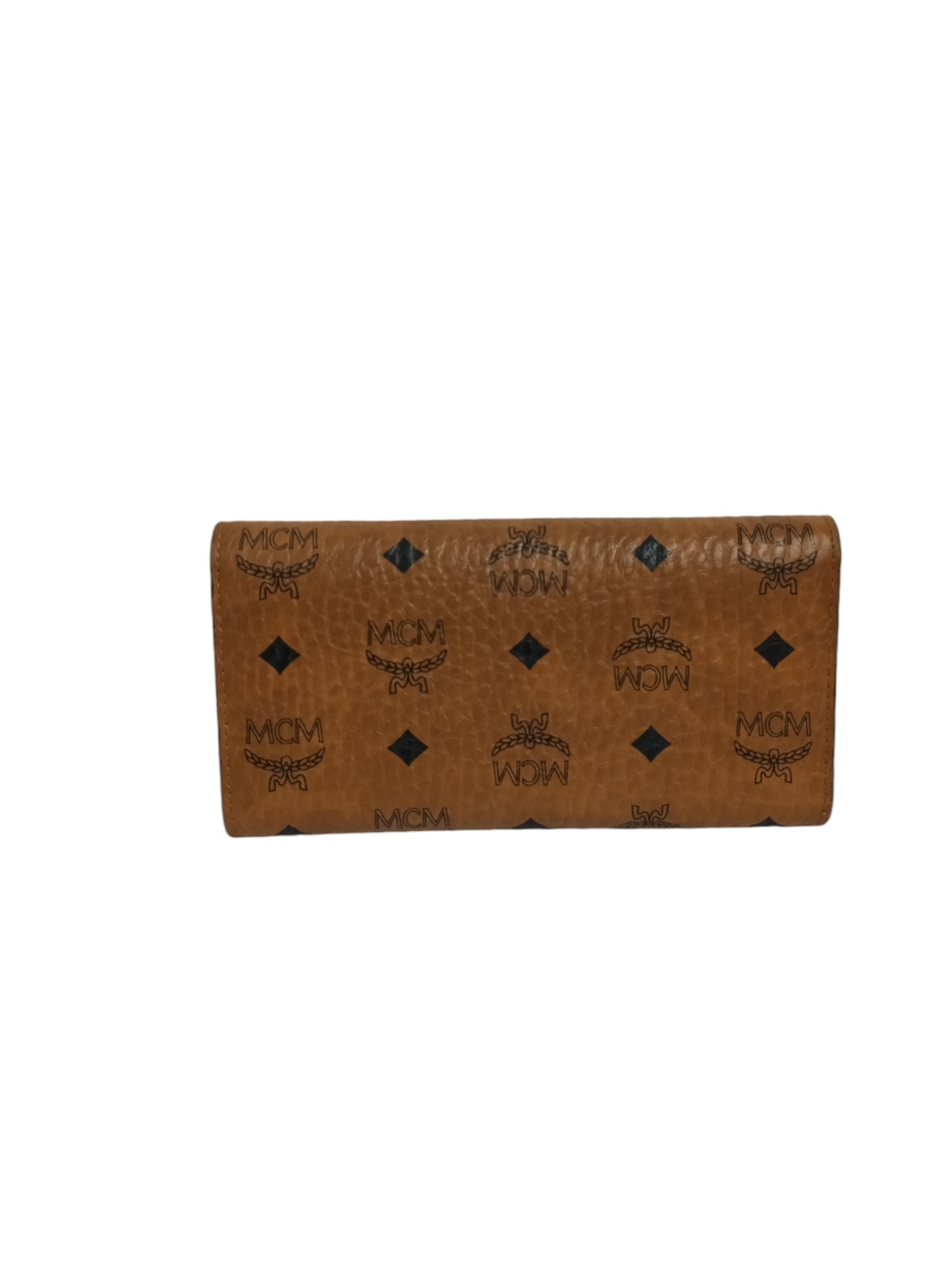 MCM WALLET MYL8SPA11C0001 BROWN WITH CHAIN STRAP DAMAGE RANK (B)