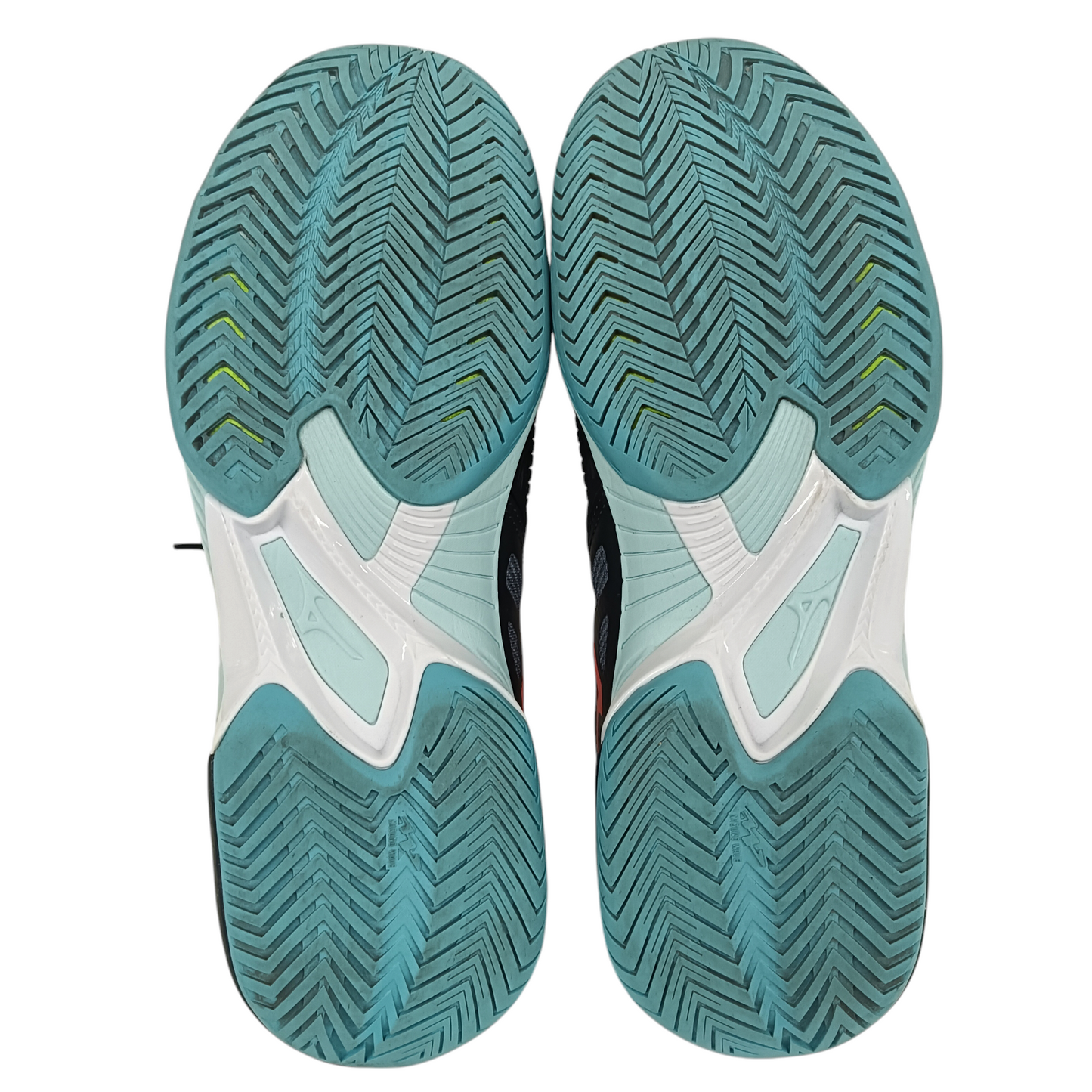 MIZUNO Sneaker Size 41 61GA227012 Mens Black/Sky Blue Rank (B)