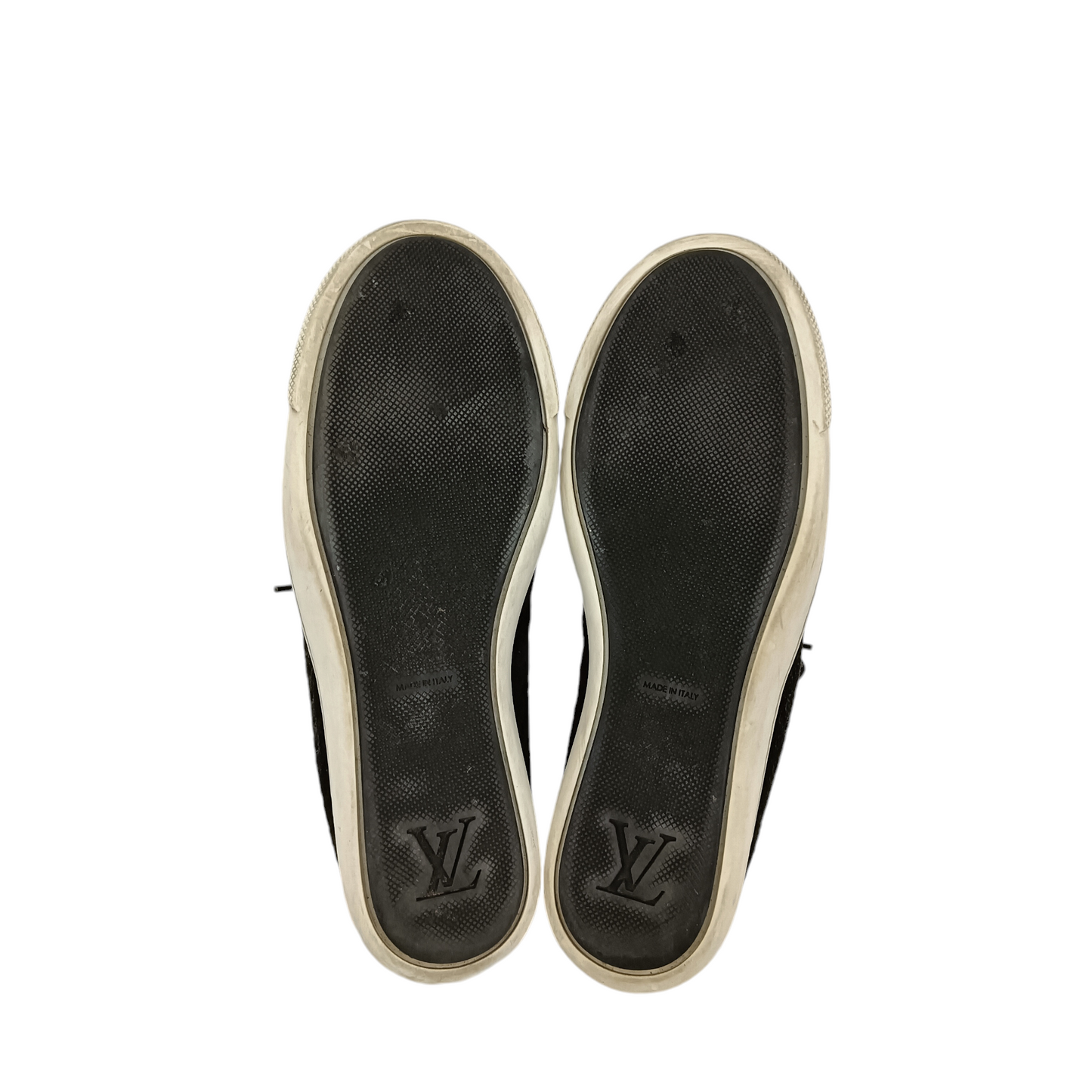 LOUIS VUITTON Sneaker 36 1/2 VA1104 Lady's Black/White Stain