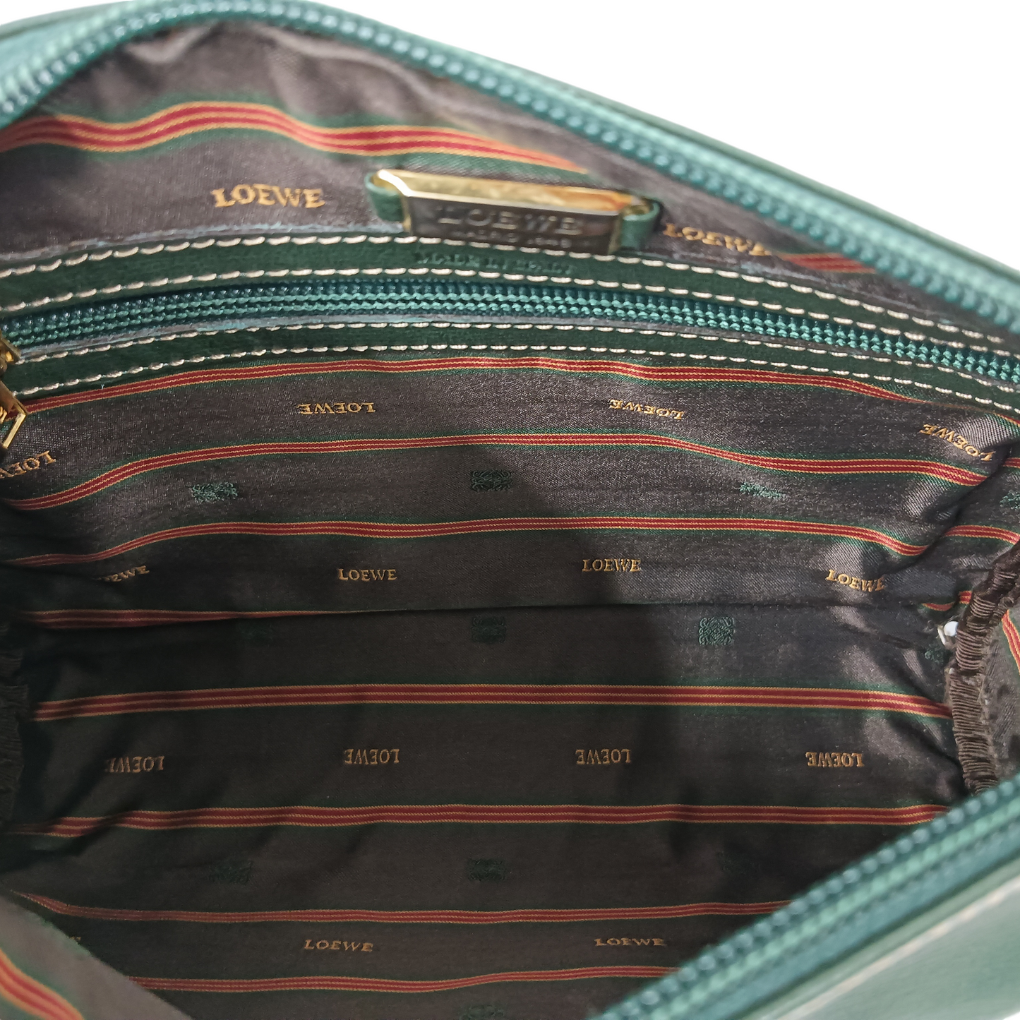 LOEWE HANDBAG VELAZQUEZ VINTAGE GREEN/BLUE