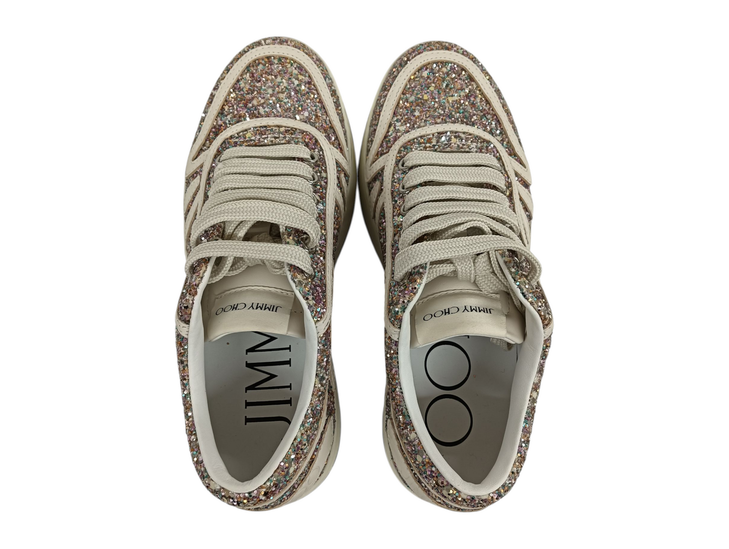 JIMMY CHOO Sneaker Size S Lady's Pink/Multi color