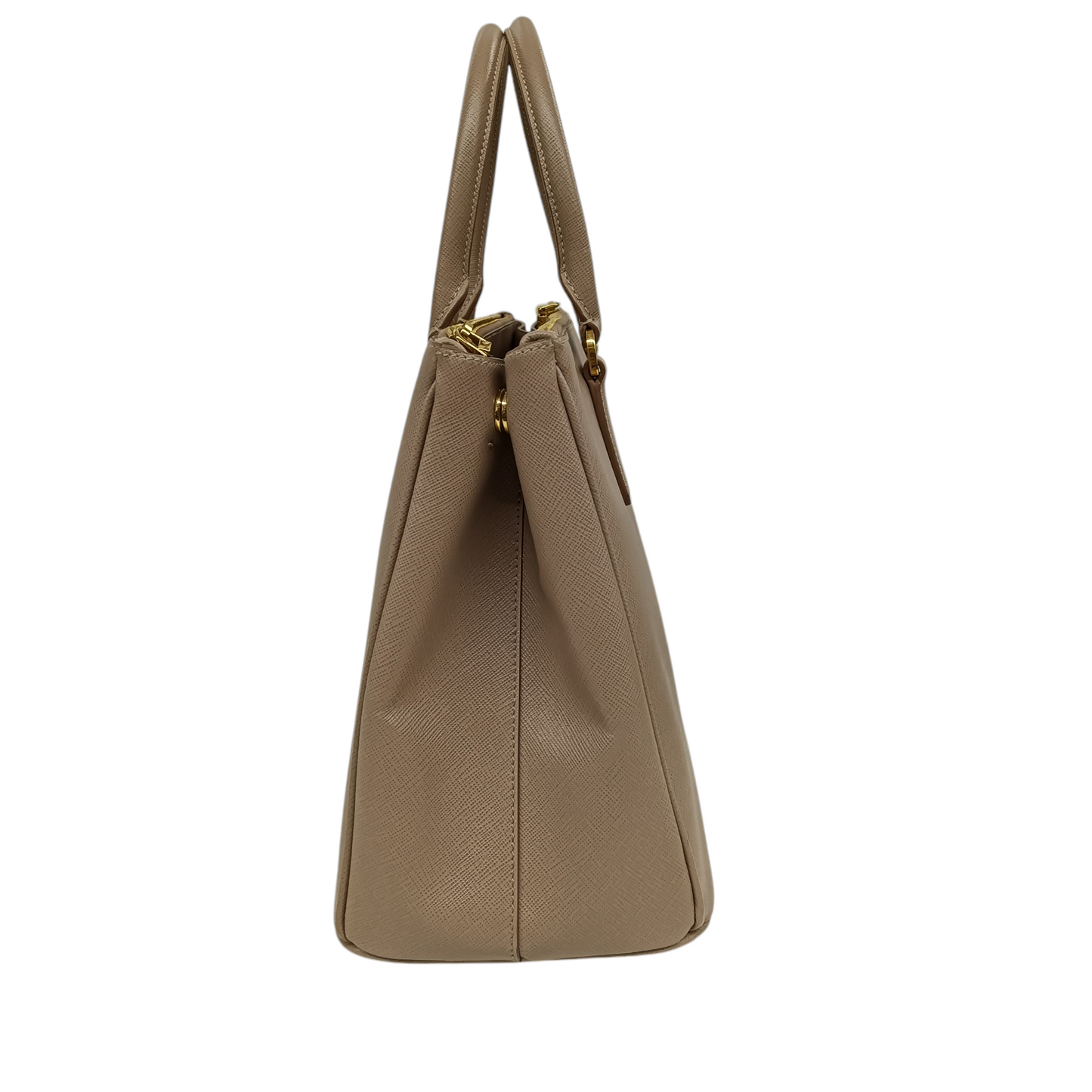 PRADA 2Way Bag SAFFIANO BN2274 Beige Stain 31/I 165 Rank(AB)