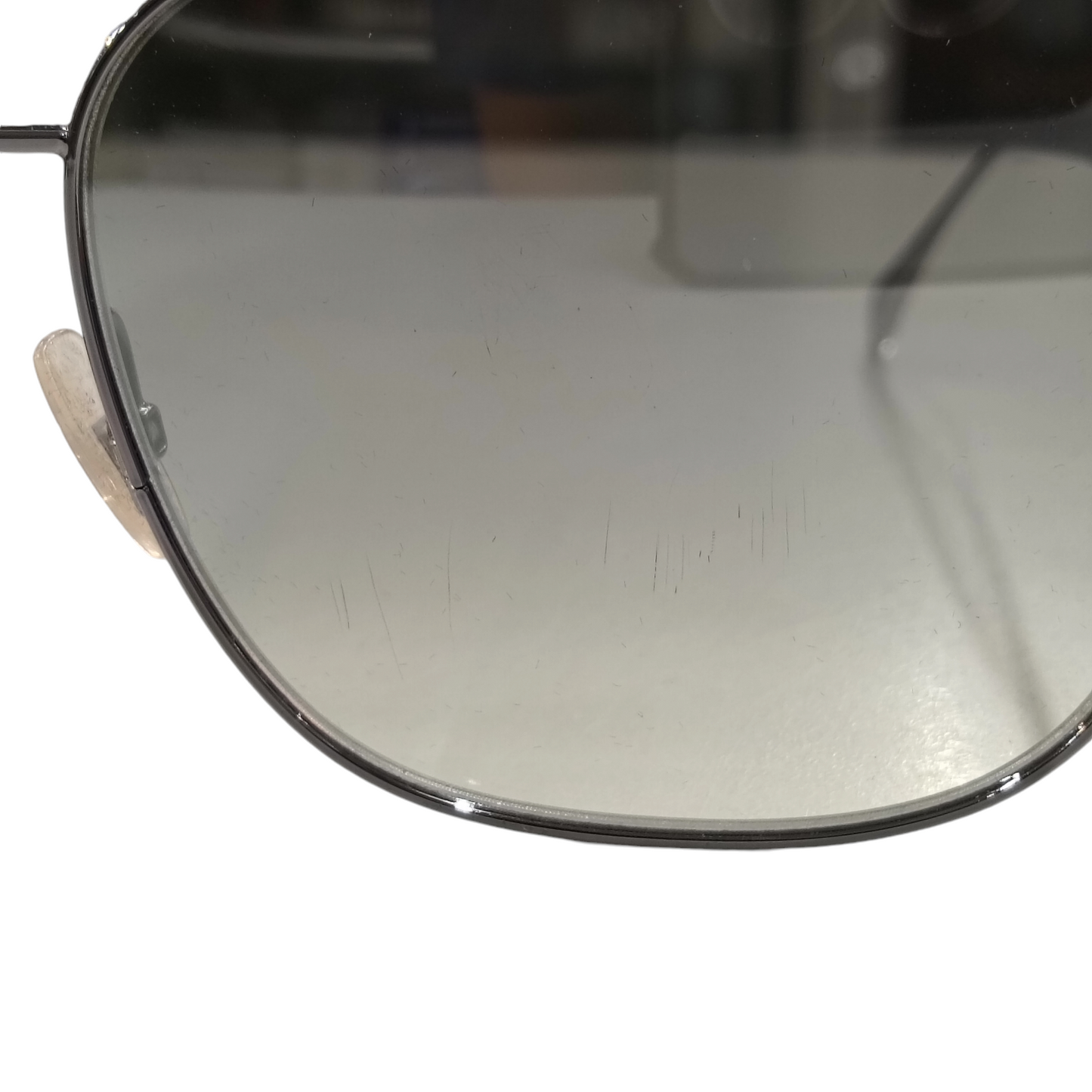 FENDI SUNGLASSES*LENS DAMAGE* SILVER/GRAY
