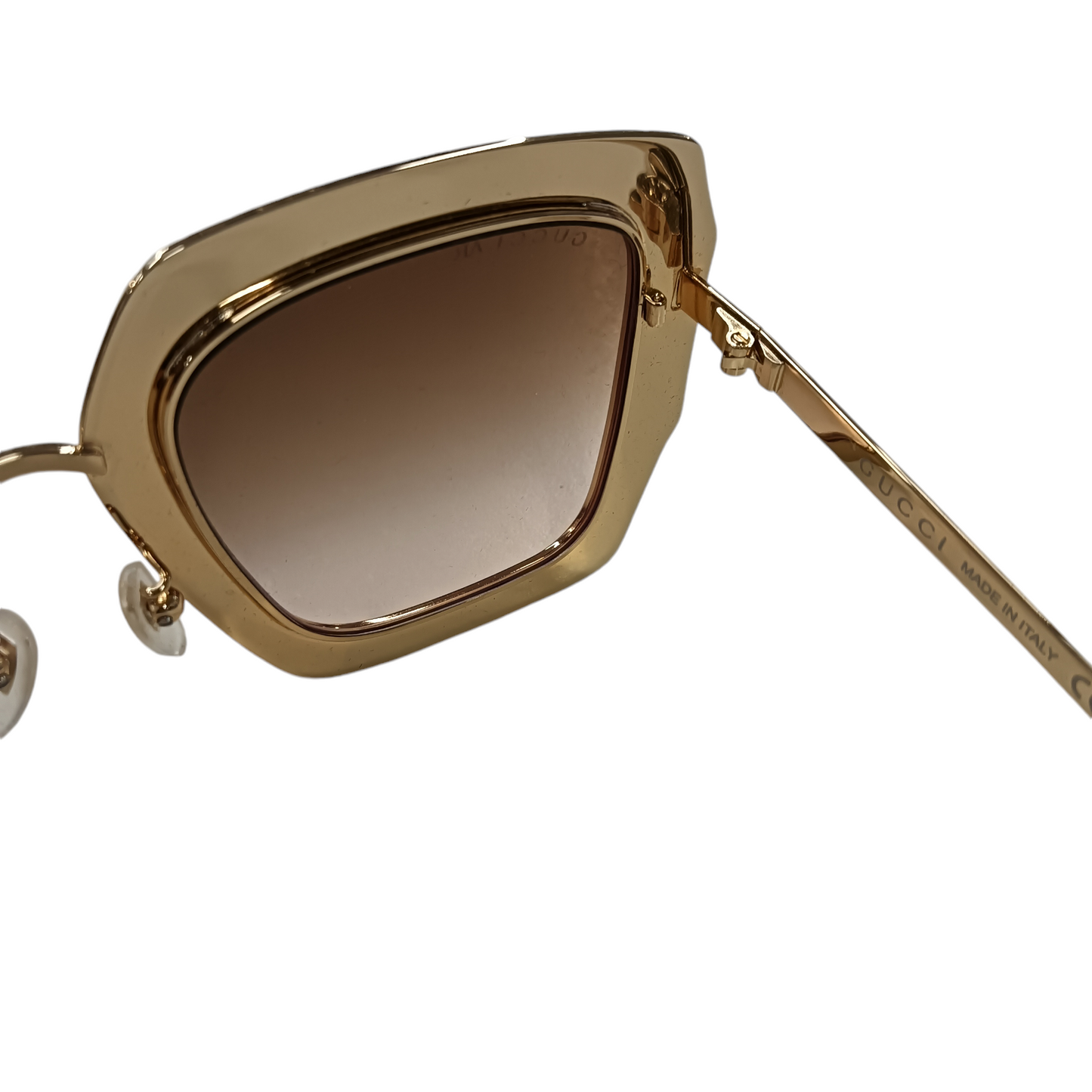 GUCCI SUNGLASSES GOLD/BROWN