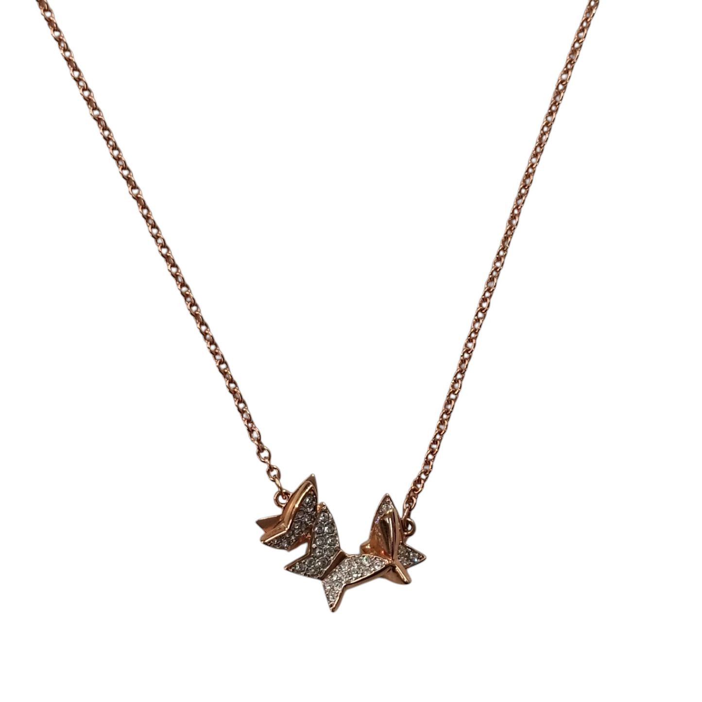 SWAROVSKI Necklace Butterfly Rose Gold