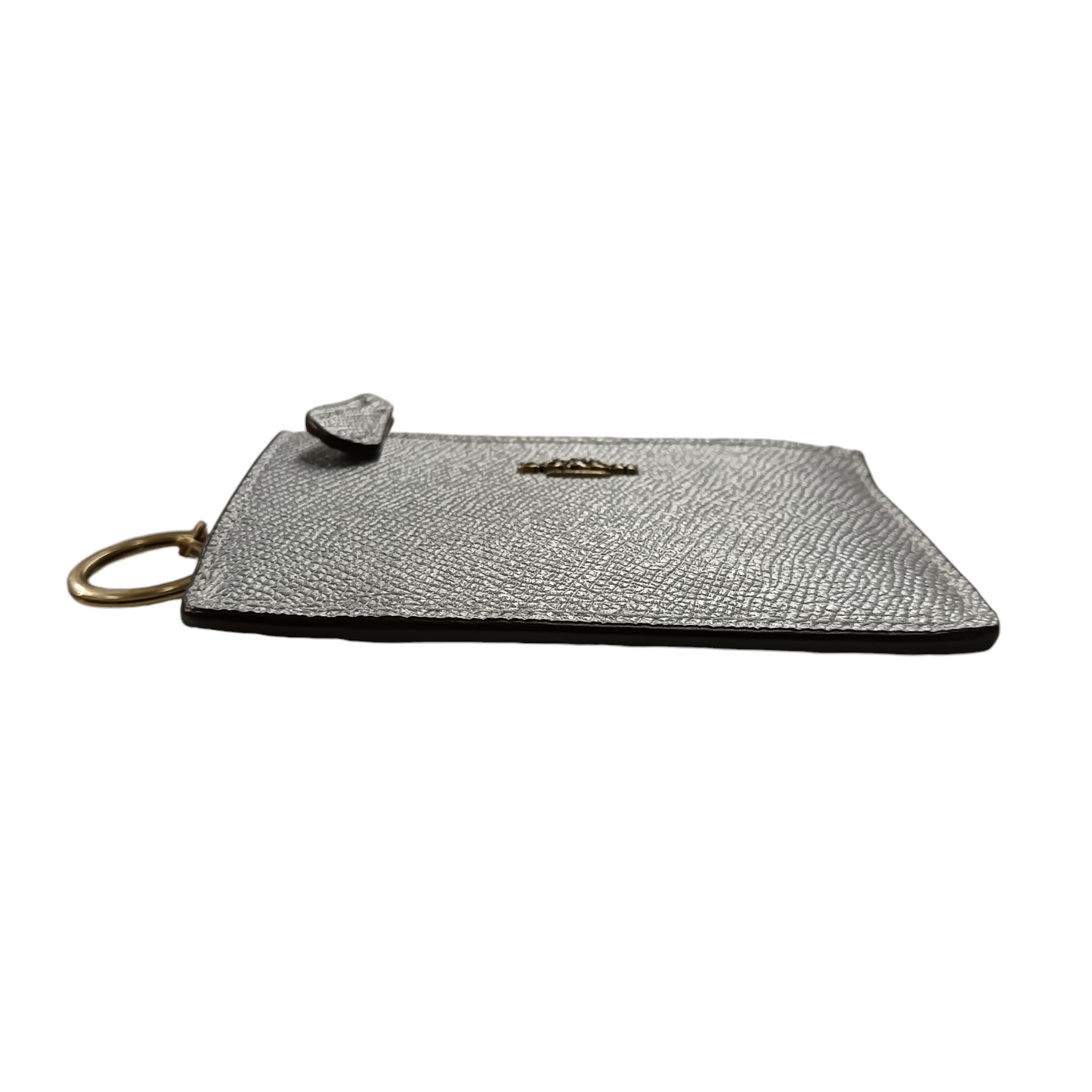 COACH CARD CASE SILVER