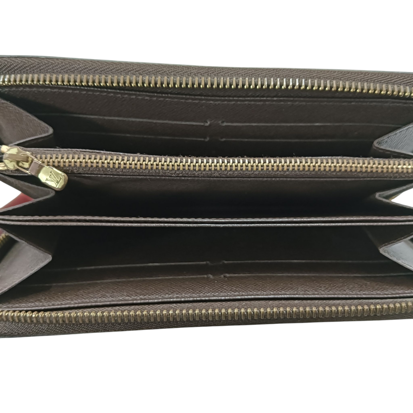LOUIS VUITTON Wallet Damier Brown N60015