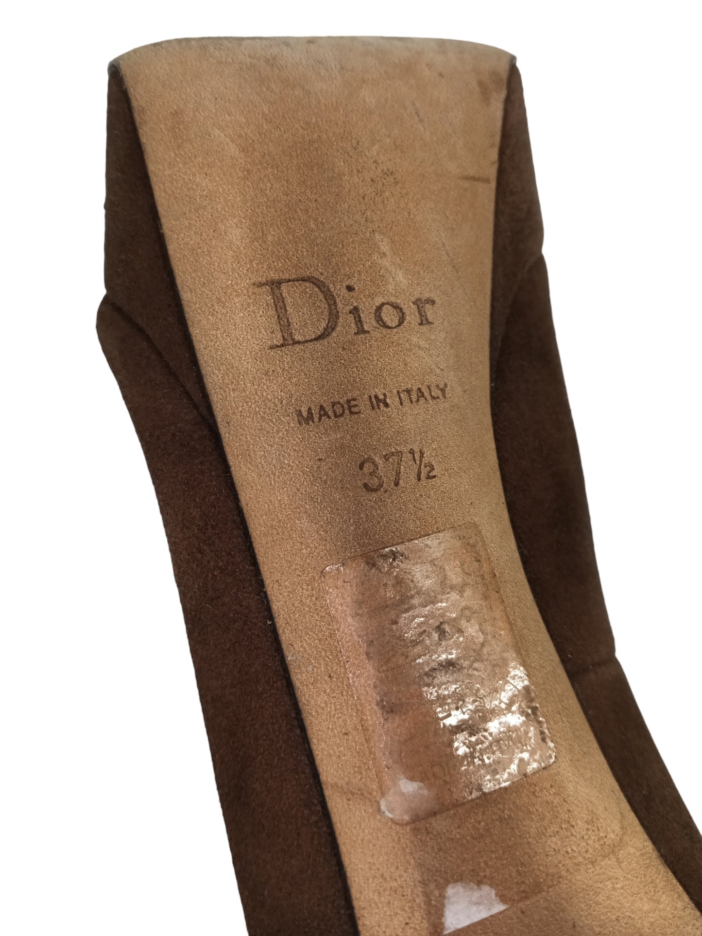 CHRISTIAN DIOR SIZE 37 1/2 BROWN M1 0612
