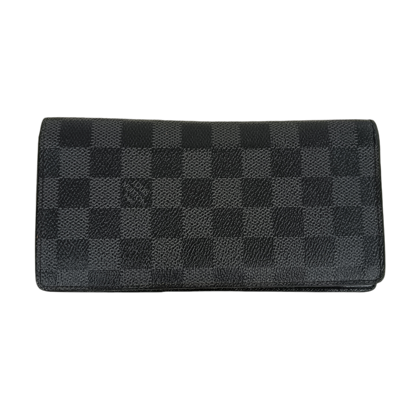 LOUIS VUITTON Wallet Damier M62665 Black Damage TA0112