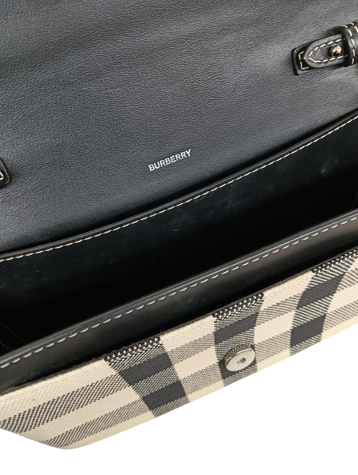 BURBERRY LONDON Shoulder Bag Beige/Black