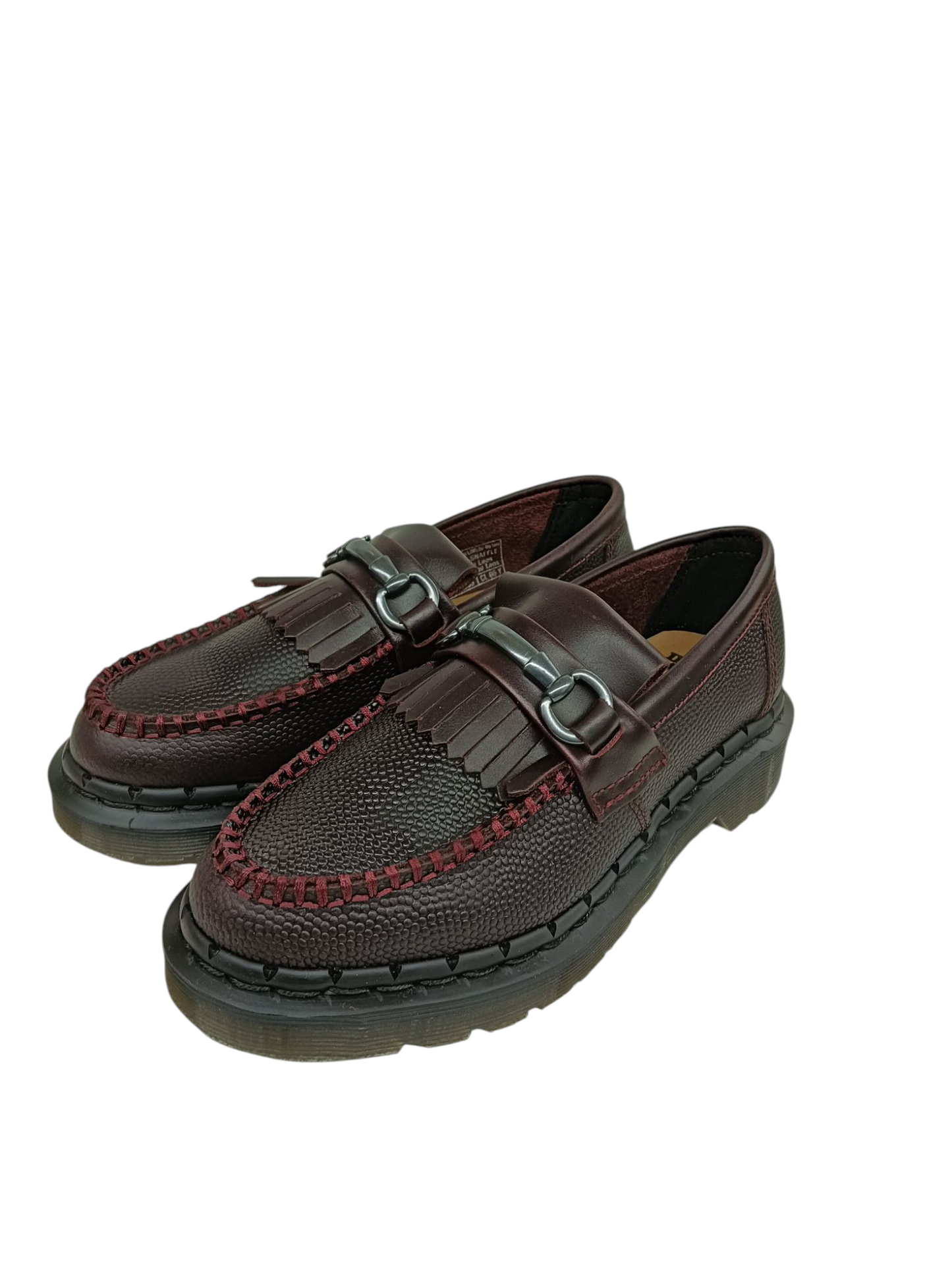 Dr. Martens Loafers size 5 us Lady's Burgundy MA005 Adrian Snaffle