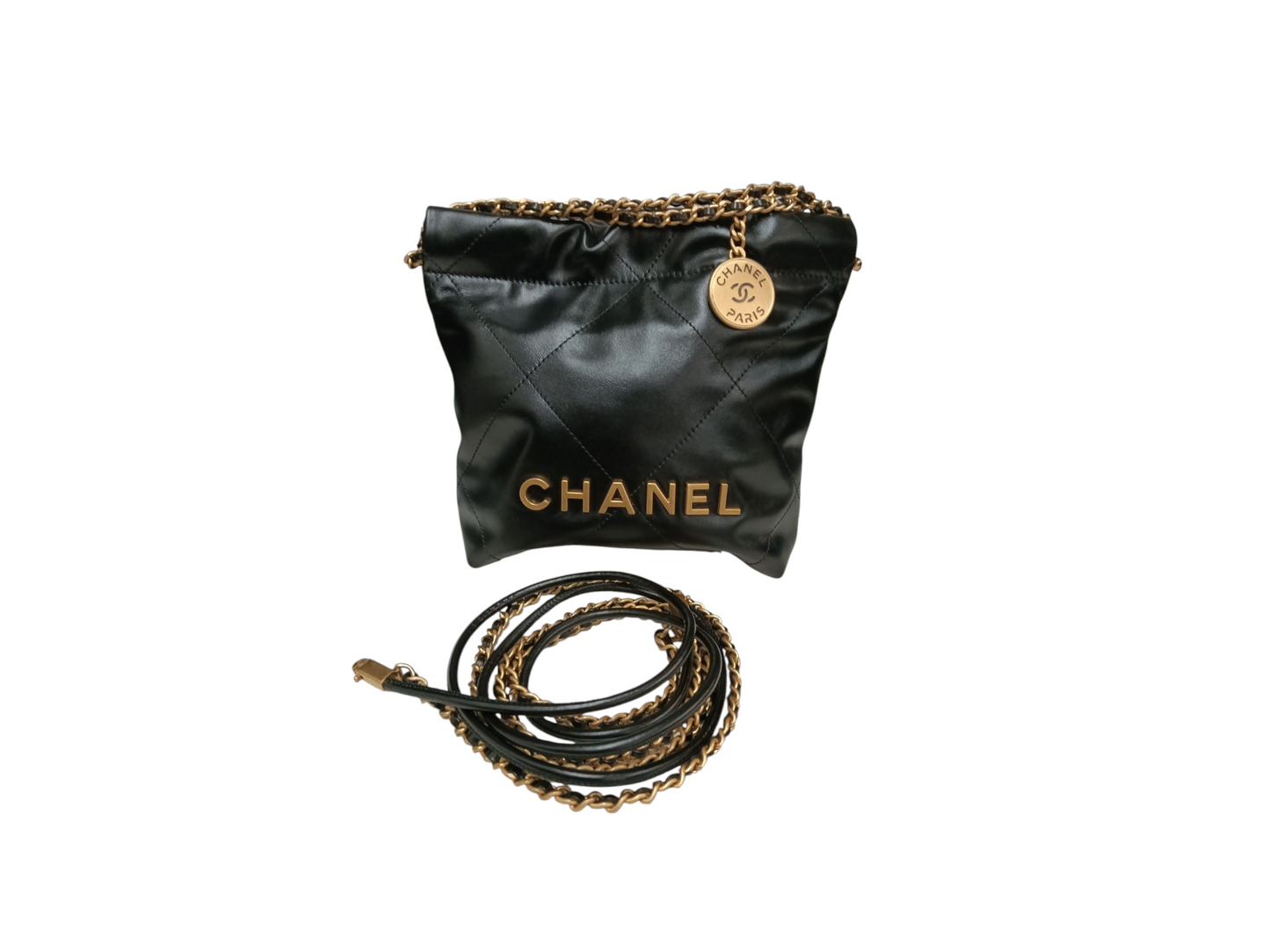 CHANEL Handbag 22 Mini Black TK42K1TH