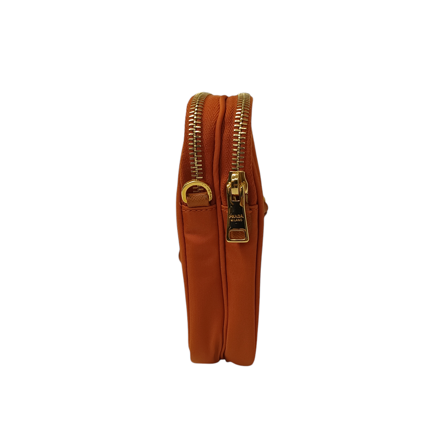PRADA Shoulder Pouch 1N1860 Rank(B) Orange Stain 58/P 224