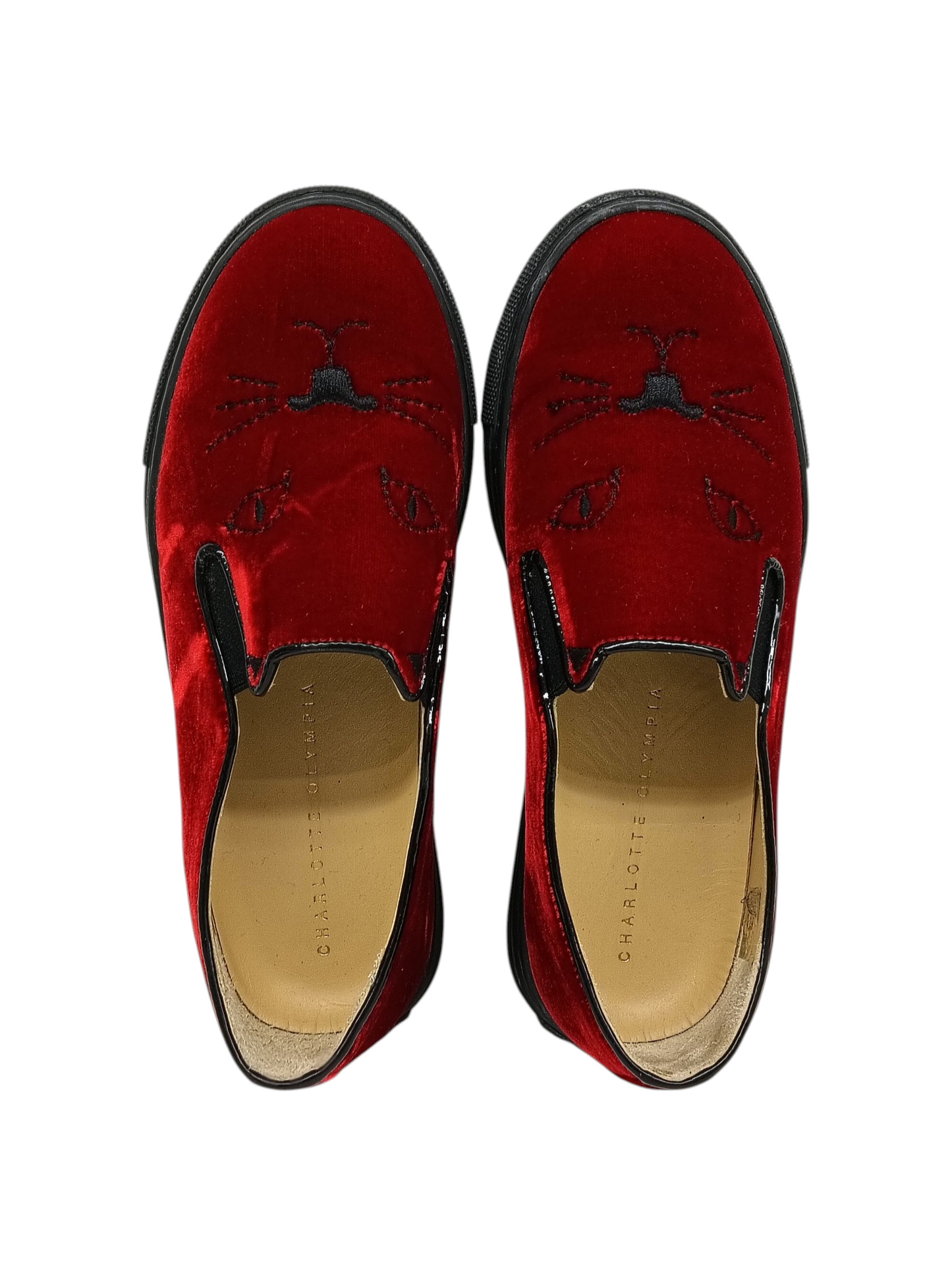 CHARLOTTE OLYMPIA Slip-on size 35 Lady's Red